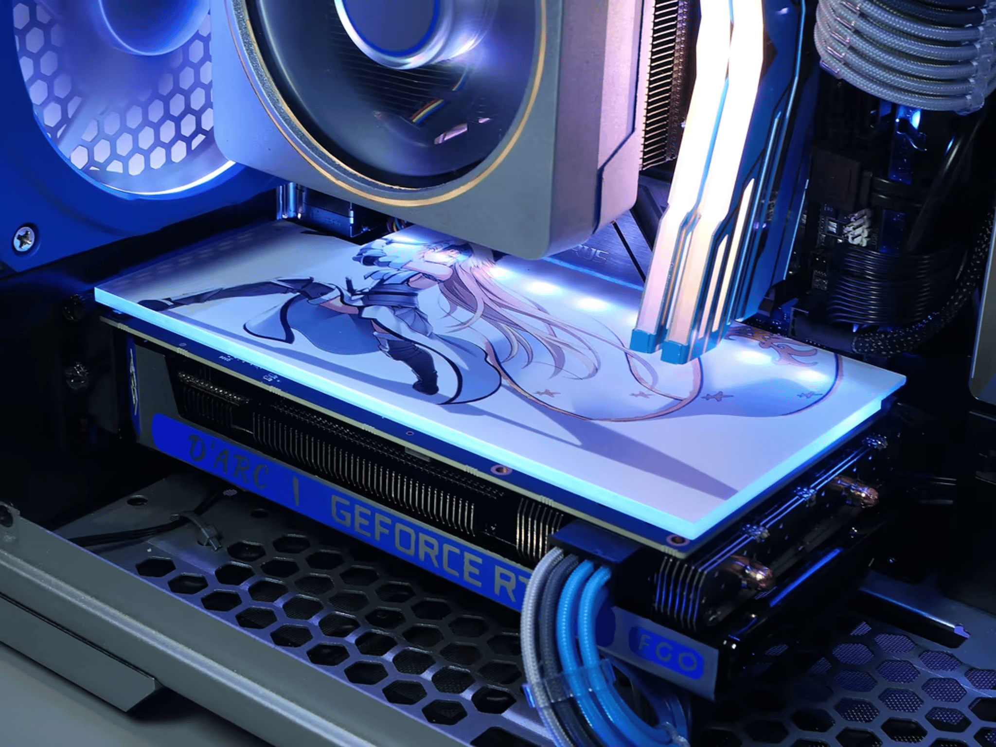 D'arc Lyte | Ryzen 5 5500, RTX 3050, 1tb nvme FGO theme ITX build
