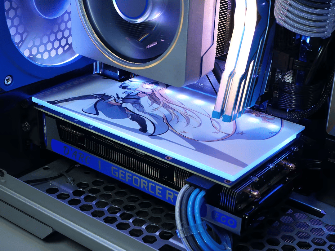 D'arc Lyte | Ryzen 5 5500, RTX 3050, 1tb nvme FGO theme ITX build
