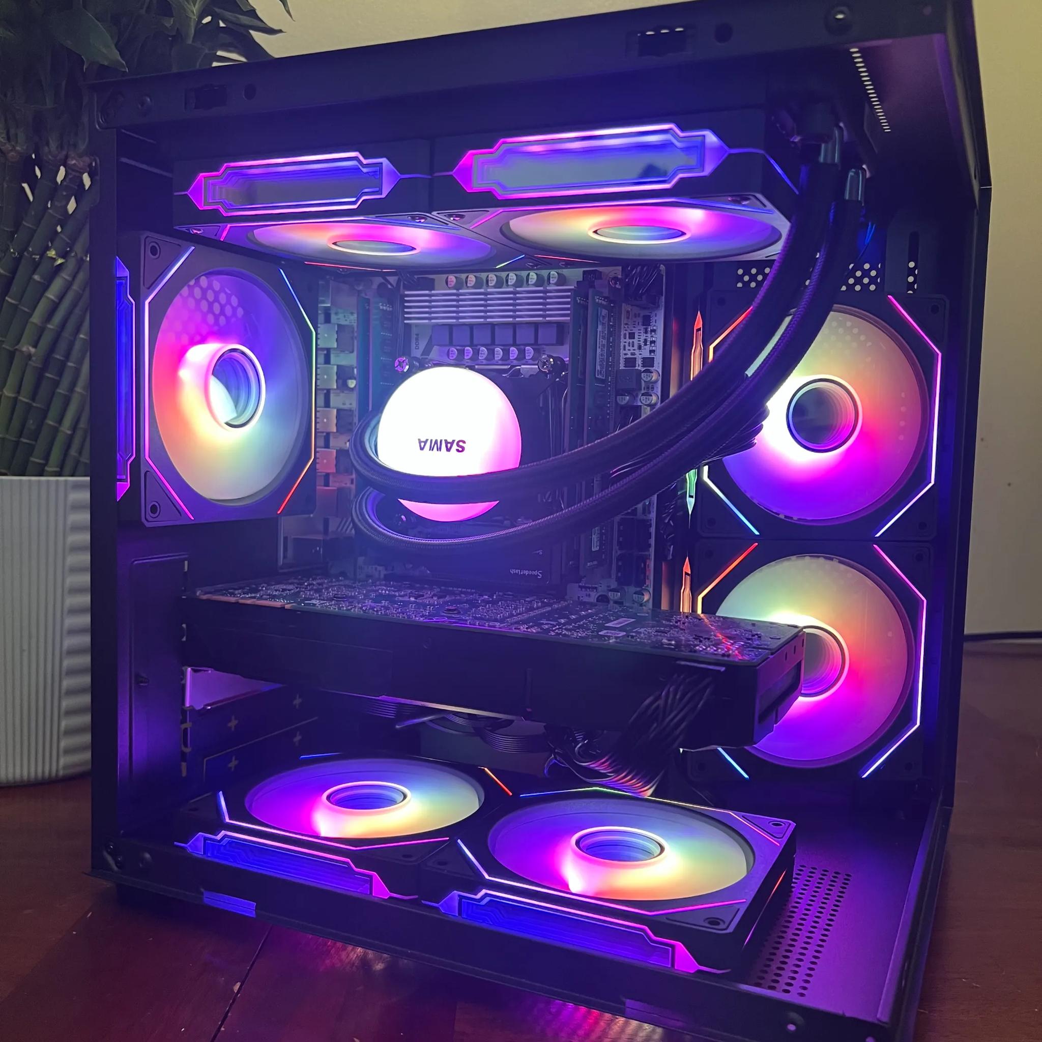 Water Cooled Intel 10 Core Gaming PC GTX 1080 1tb NVME SSD 32GB RAM WIFi WINDOWS 11 Pro