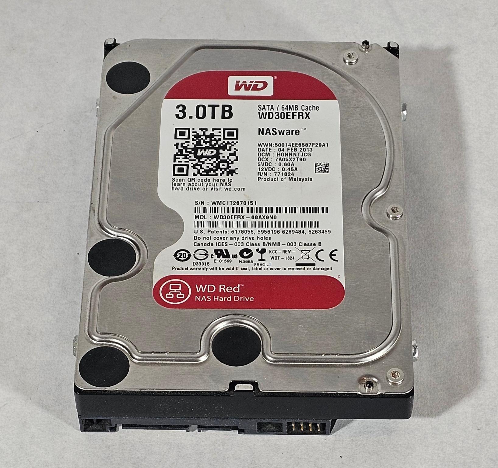 3TB 3.5" HDD Hard Drive WD Red
