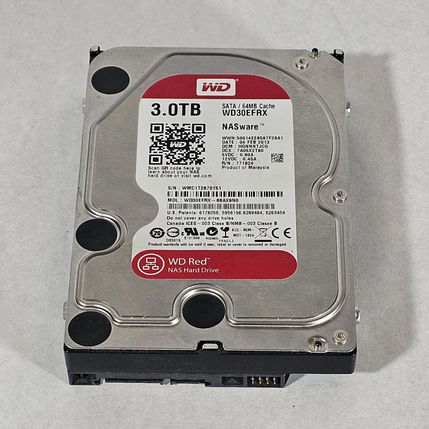 3TB 3.5" HDD Hard Drive WD Red