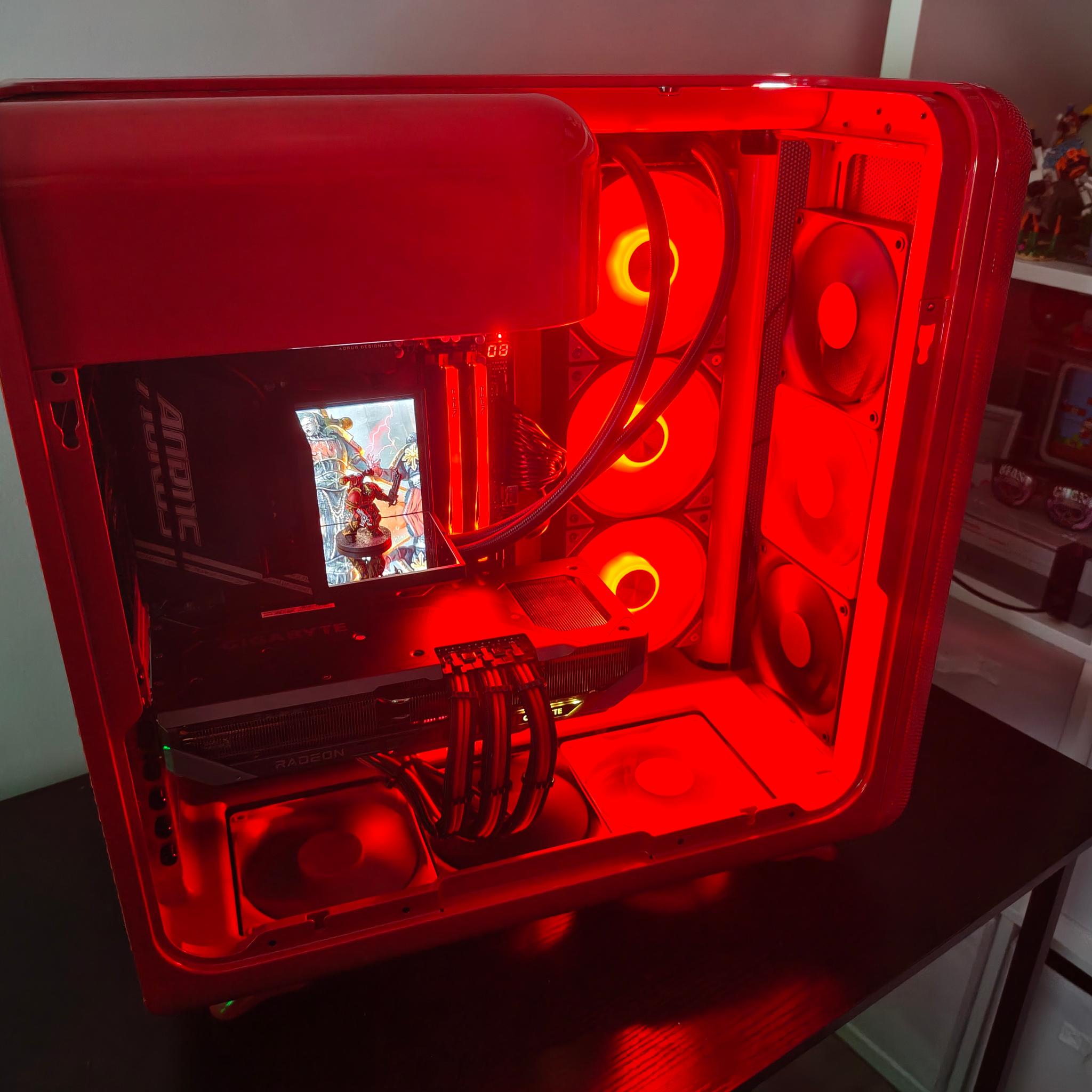 ELITE Performance CUSTOM WARHAMMER 40k GAMING PC, 9070XT, 4 TB nvme, 48 GB ddr 5 ram!