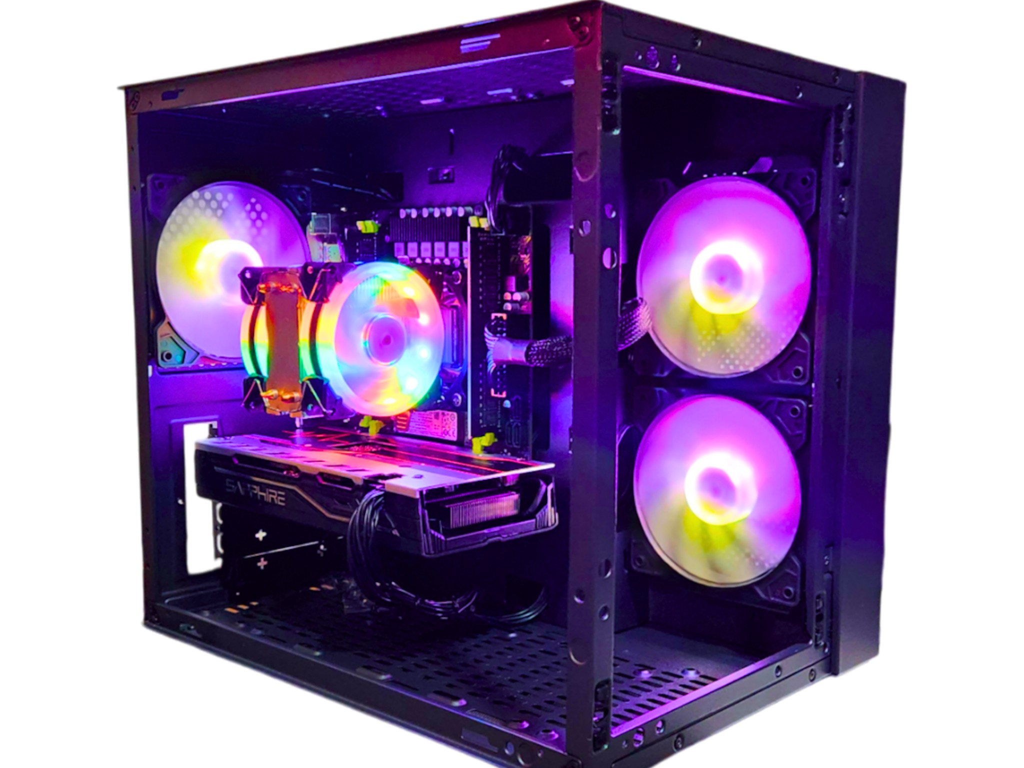 🎑Outlook🌄: RX 580 8GB | Xeon E5-2650 V3 | 16GB DDR4 RAM | 512GB SSD | 5 Fans | RGB Gaming PC