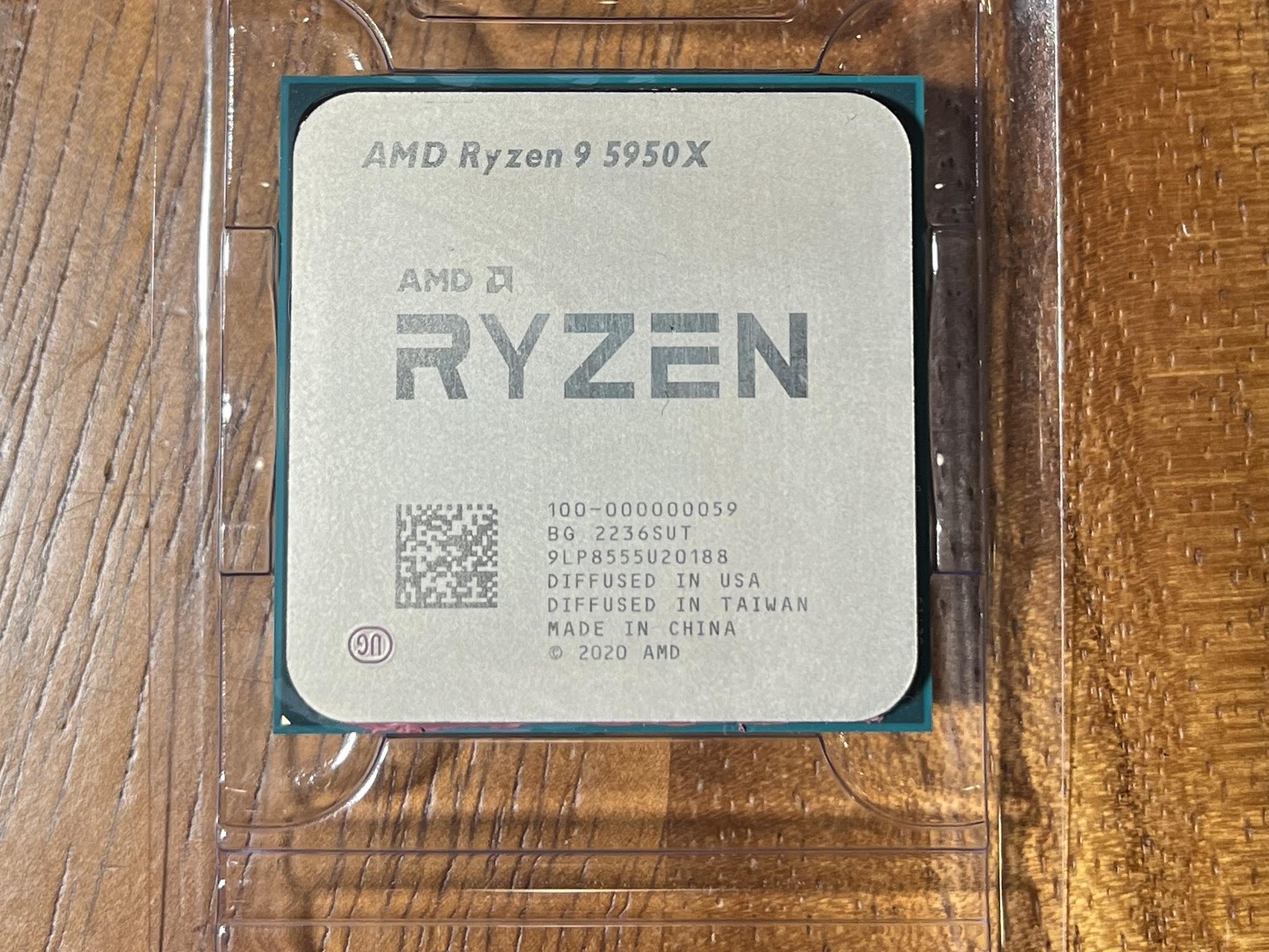 AMD Ryzen 9 5950X 16-Core 3.4 Ghz Socket AM4 CPU Processor 100-000000059