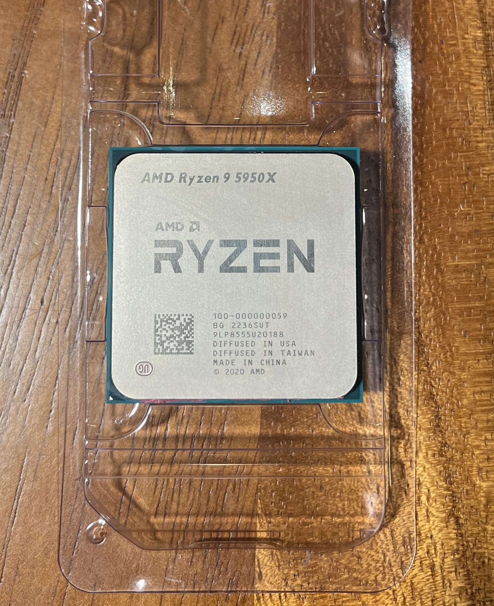 AMD Ryzen 9 5950X 16-Core 3.4 Ghz Socket AM4 CPU Processor 100-000000059