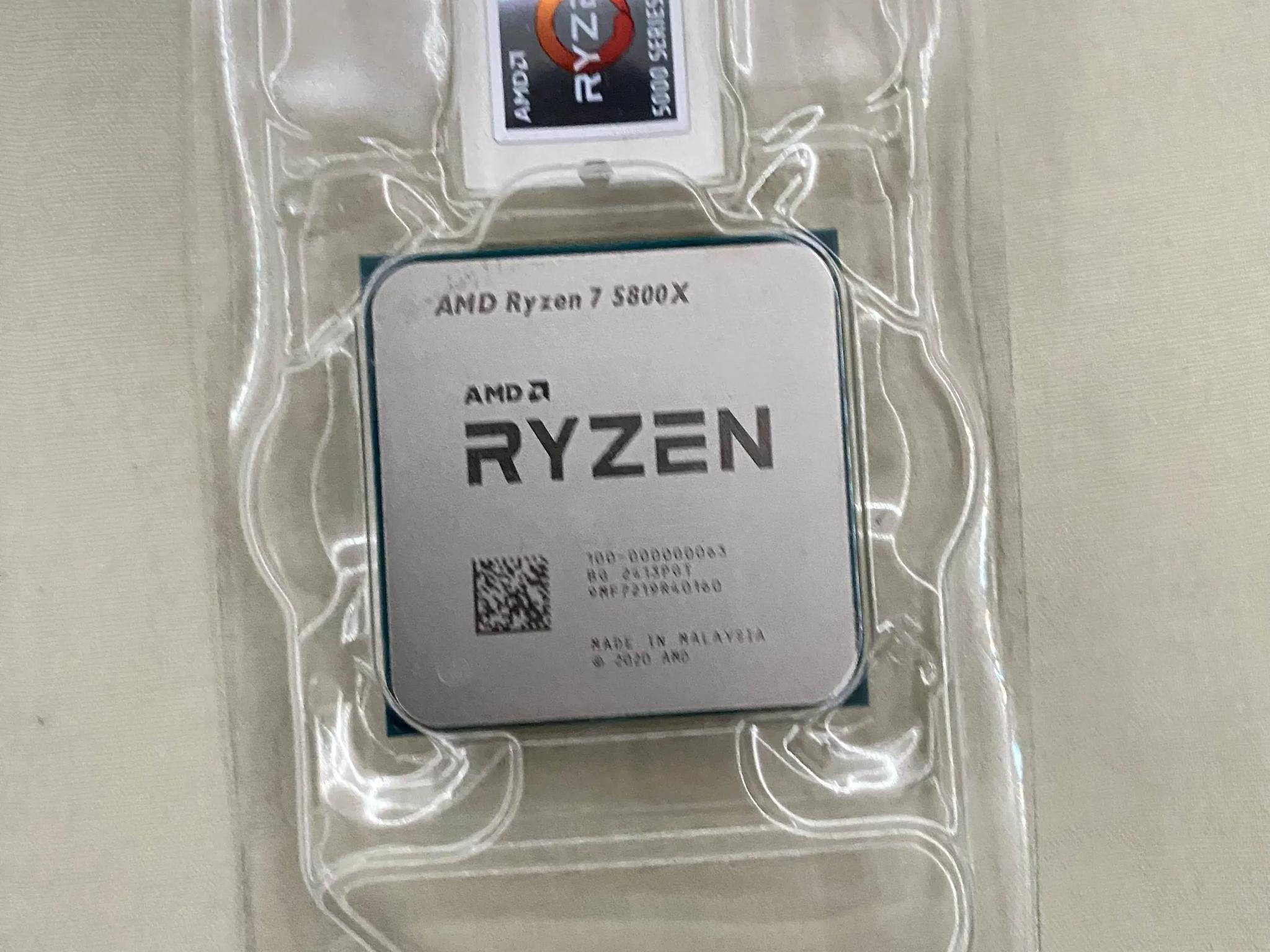 AMD Ryzen 7 5800X 8-core, 16-thread unlocked desktop processor OPEN BOX NEVER USED