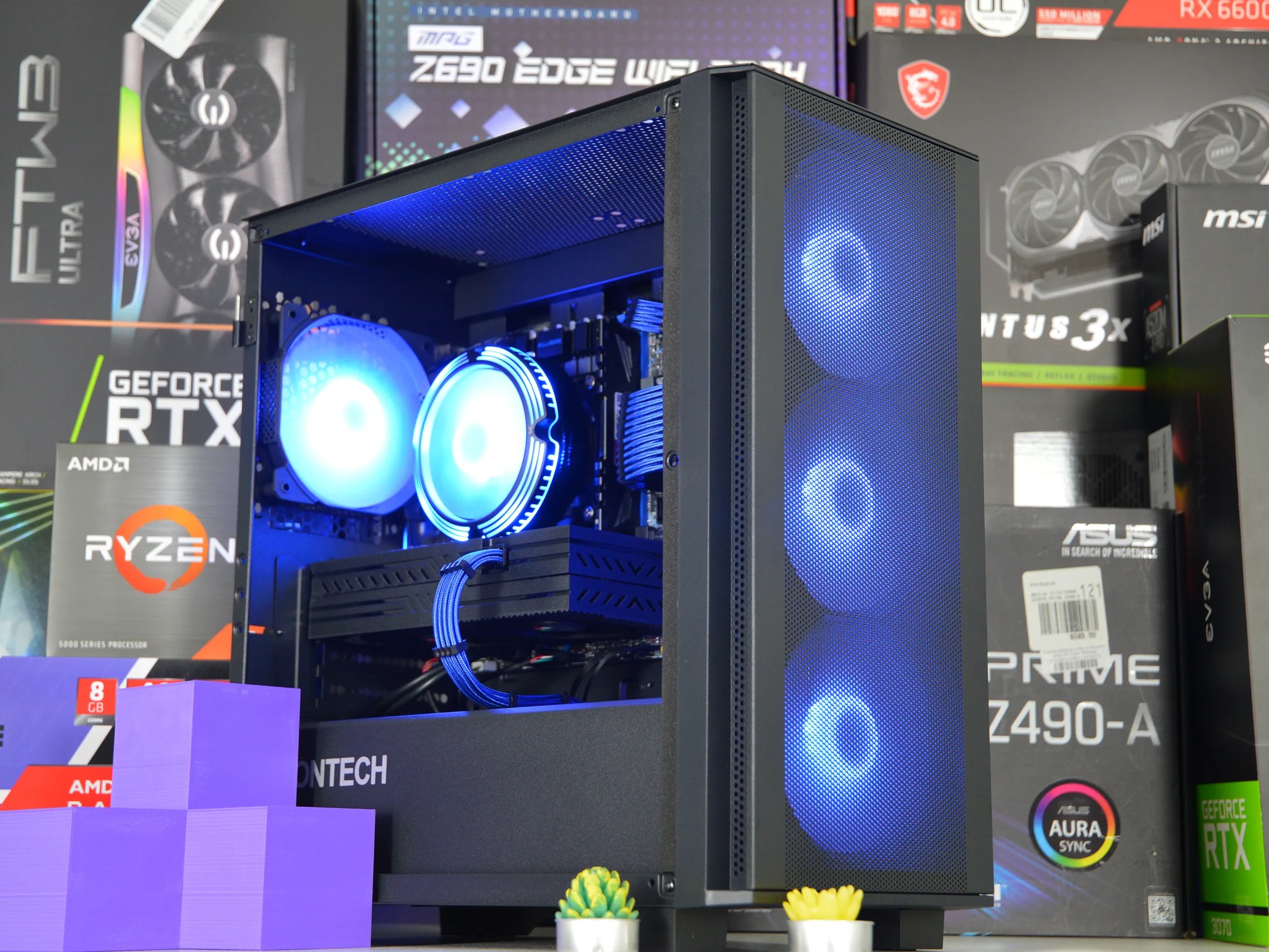 🔵⚫️| RX 580 8GB | INTEL XEON E5 2670 V3 | 16GB RAM | 512GB SSD + 1TB HDD | Midnight Cobalt |