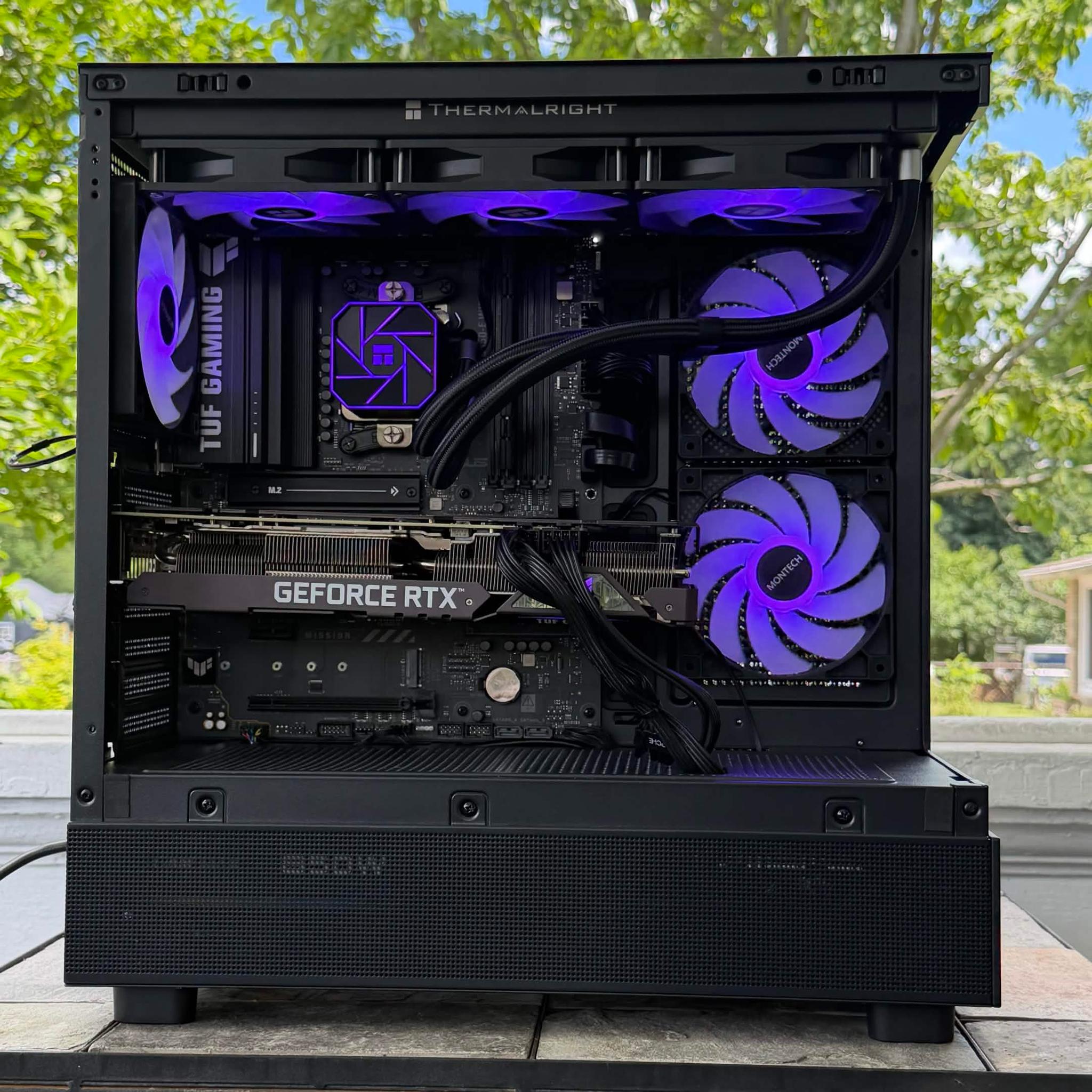 Mendi Electronics ShadowBlade | Ryzen 5 9600X | RTX 3080 Ti | B850E WiFi | DDR5 | AM5 Gaming PC