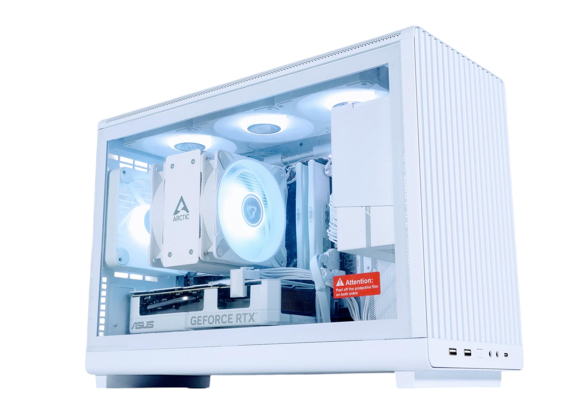 🤍🐻‍❄️Artic⚪ Nvidia RTX 4070 12GB⚪AMD Ryzen 5 7500F⚪32GB DDR5⚪1TB NVME