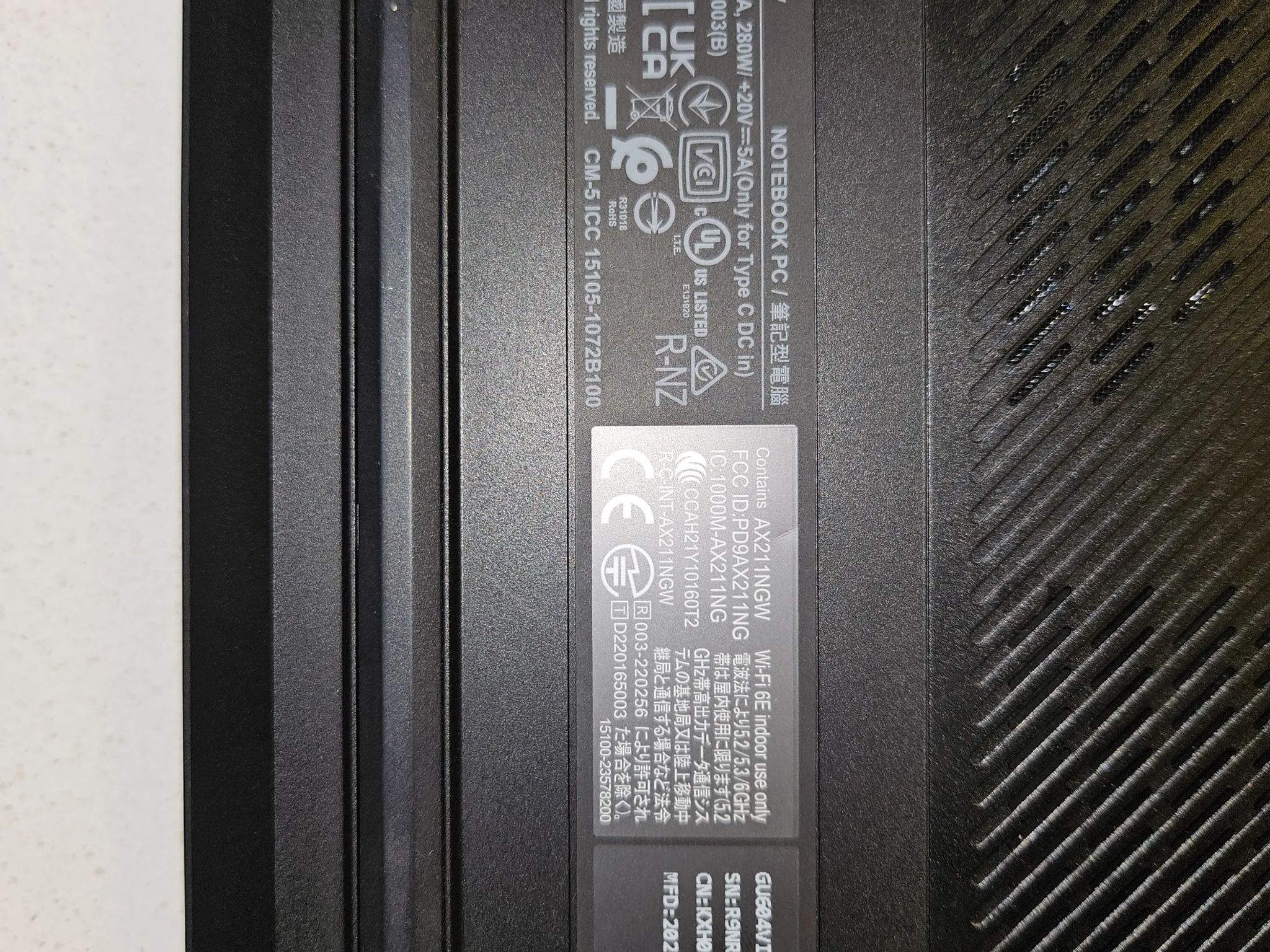 ROG Zephyrus M16 13th Gen Intel(R) Core(TM) i9-13900H   2.60 GHz RTX 4070 1TB SSD