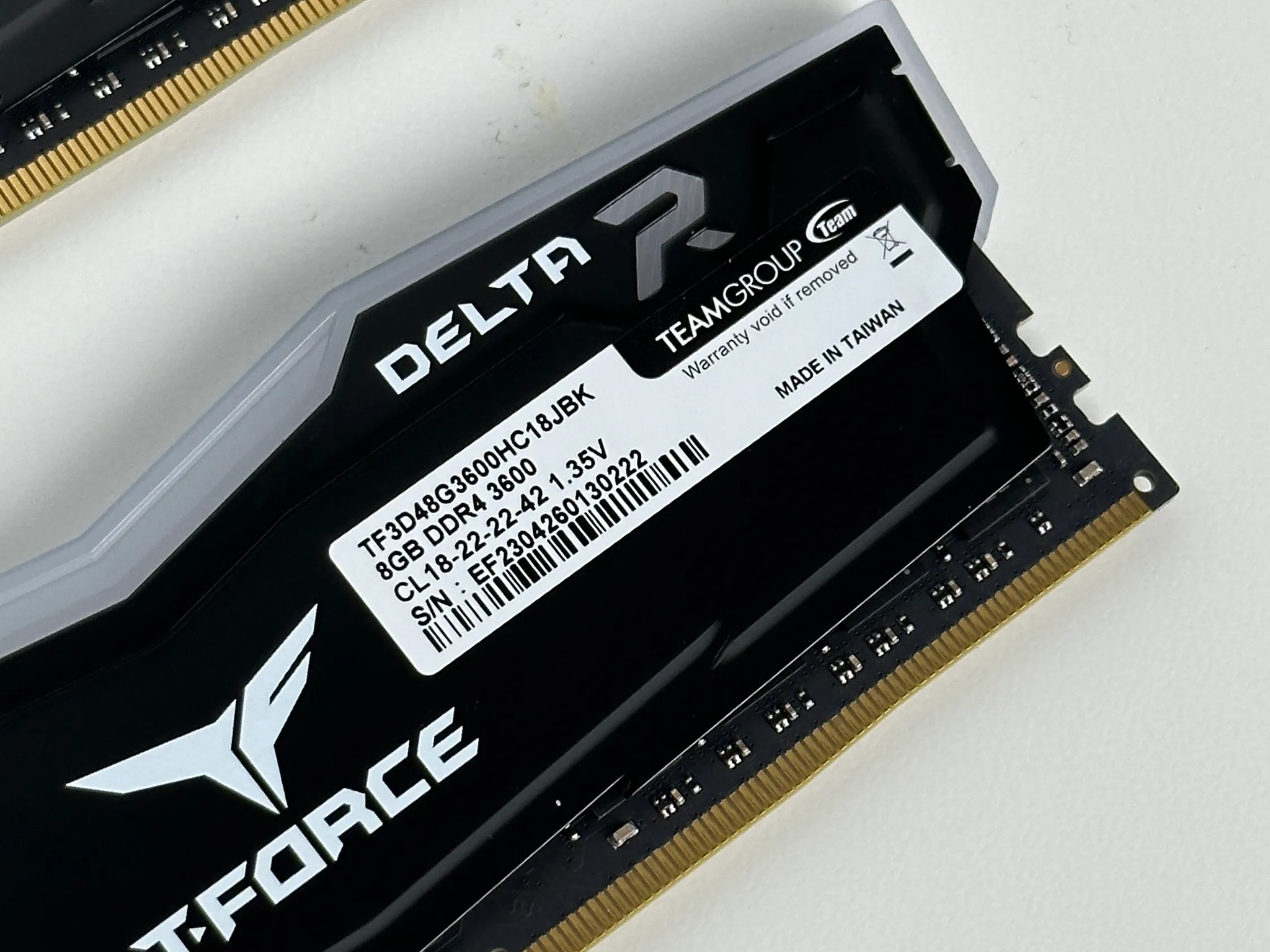 TeamGroup T-Force Delta RGB DDR4 2x8GB 3600Mhz CL18
