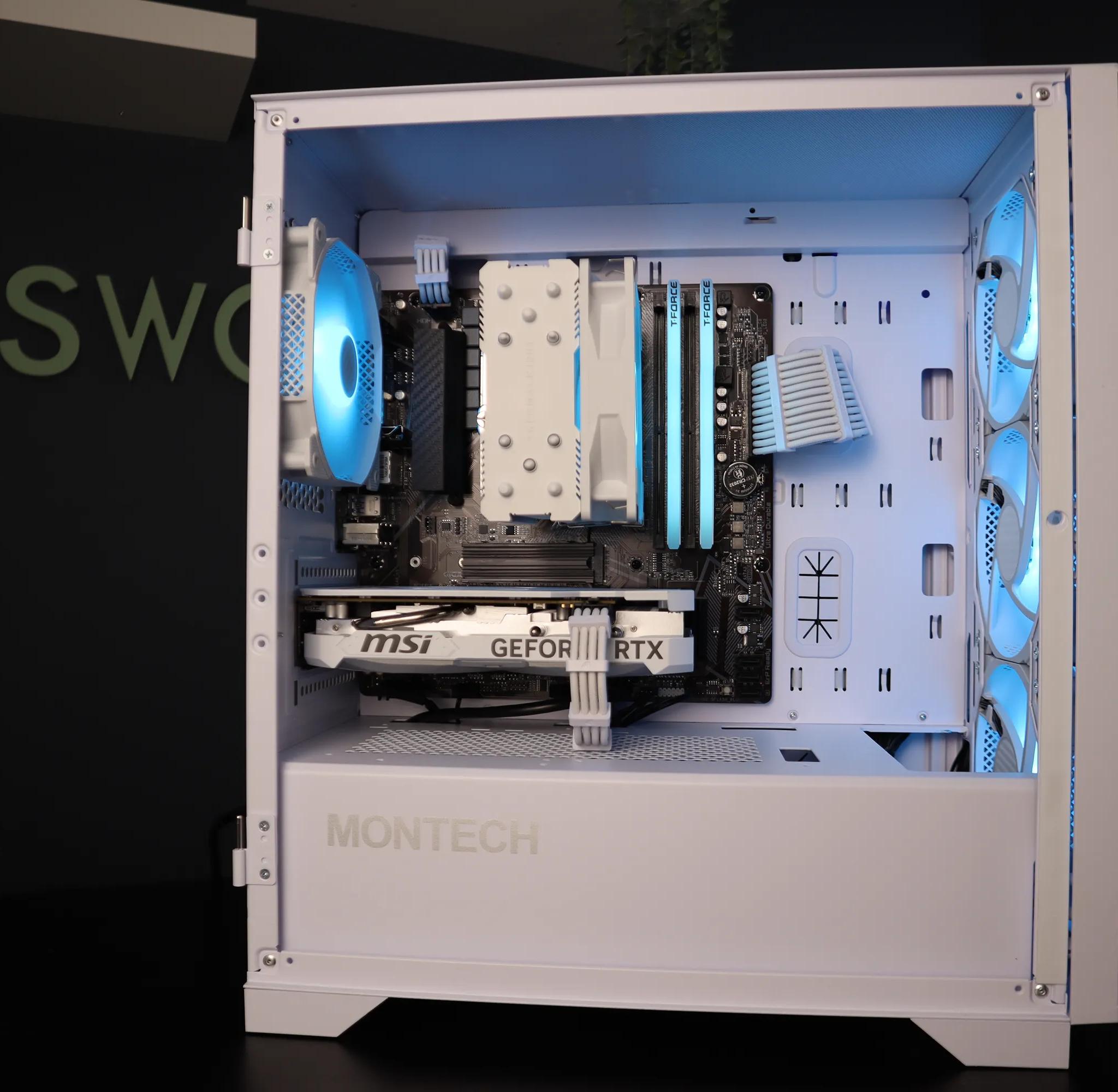 1440p WiFi Gaming PC | Ryzen 5 5600 | MSI RTX 4060 | 1TB | WHITE | All Parts Brand New