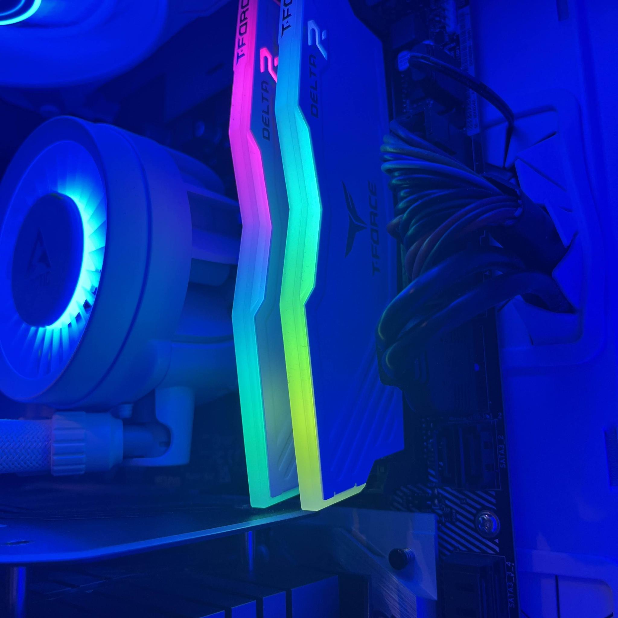 🤍White Dragon🐉 Ryzen 5 5600x|RTX 4060 8GB|32GB DDR4 RAM|2TB SSD|AIO Cooler