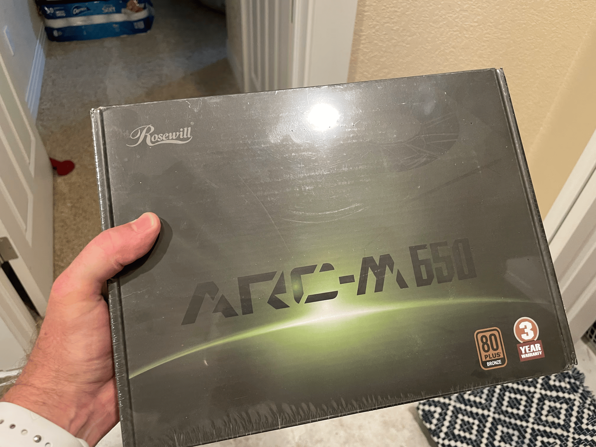 Rosewill ARC-M 650 Power supply 80+ Bronze - never used, still in original packaging