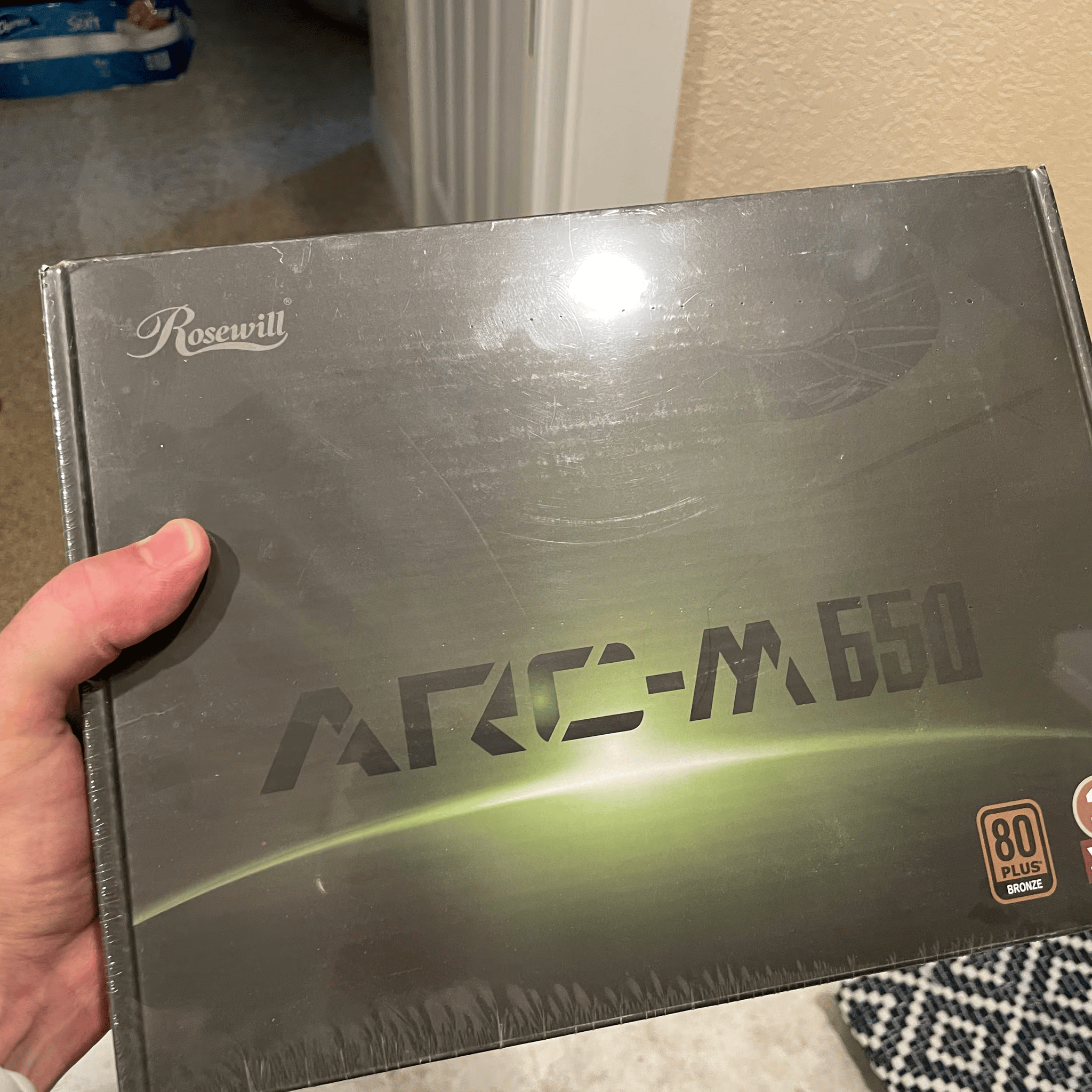 Rosewill ARC-M 650 Power supply 80+ Bronze - never used, still in original packaging