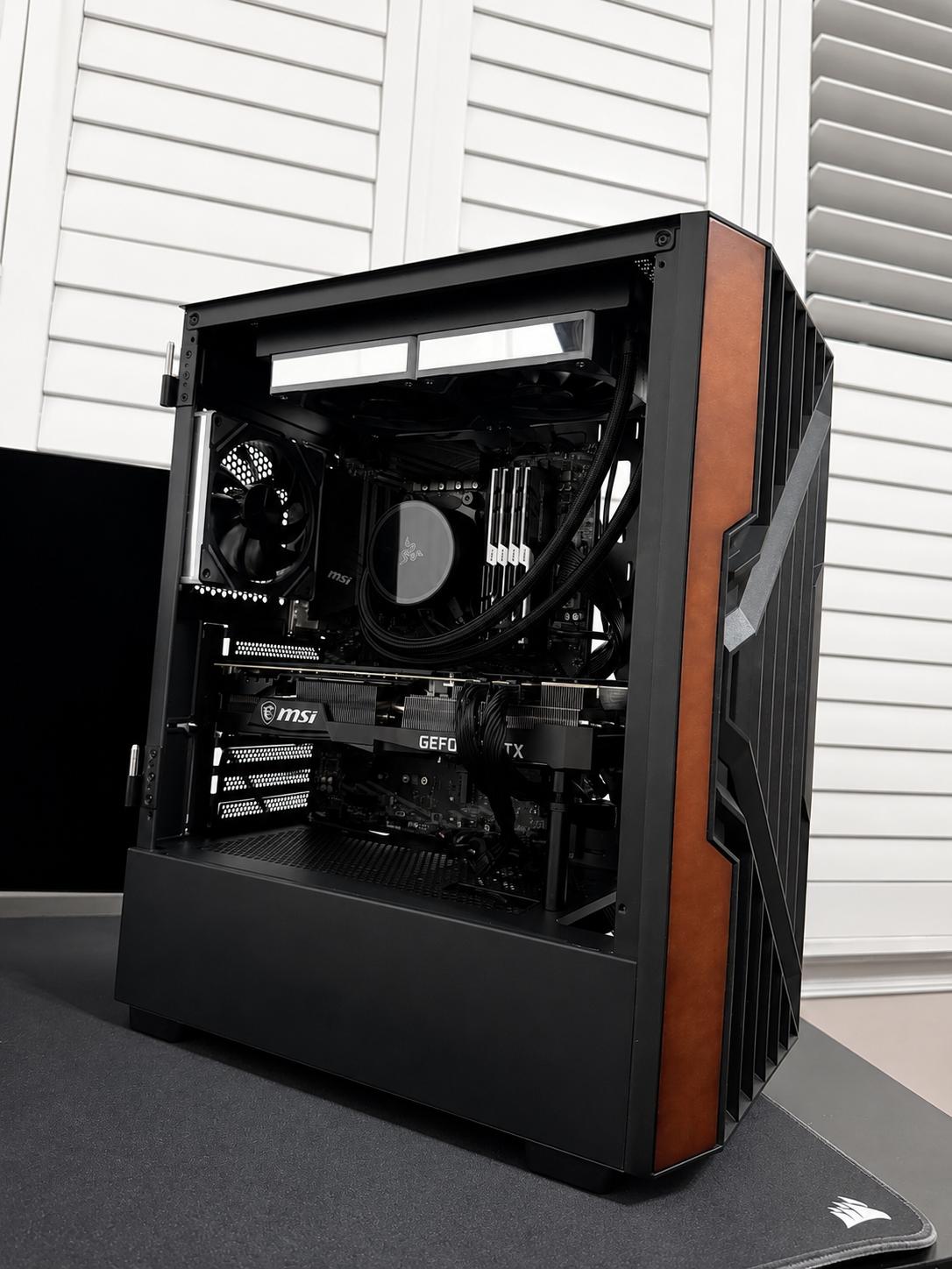 High-End Gaming PC | RTX 3080 Ti | Ryzen 9 5900XT | Wood Panel Case