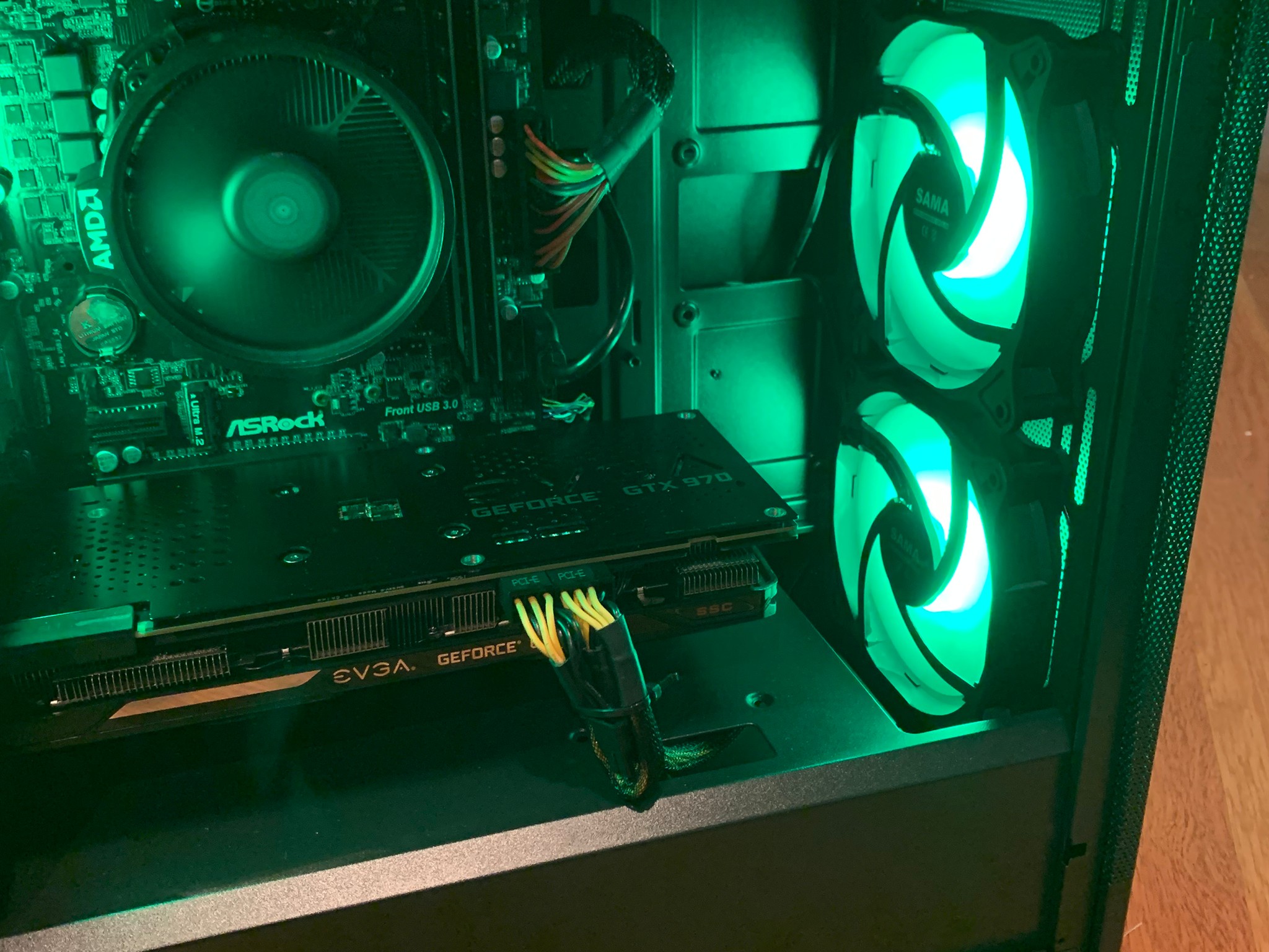 GTX 970 R5 1600 FORTNITE READY WHITE CUSTOM GAMING PC 16GB RAM 1TB SSD WINDOWS 10