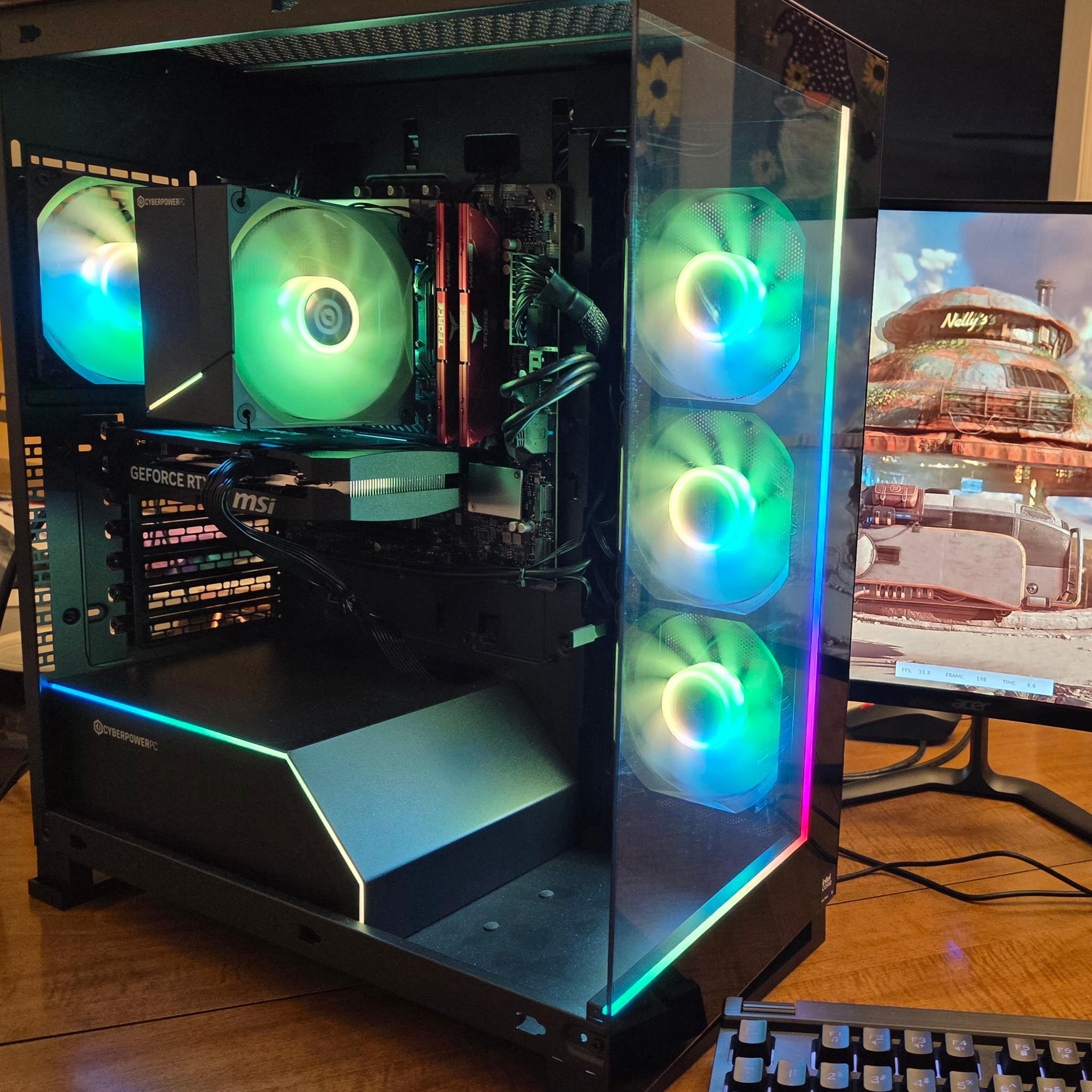 CyberPower Gamer Xtreme INTEL Core U5 225F | RTX 5060 8GB | 32GB DDR5 6400mhz | 2TB NVMe | RGB Win11