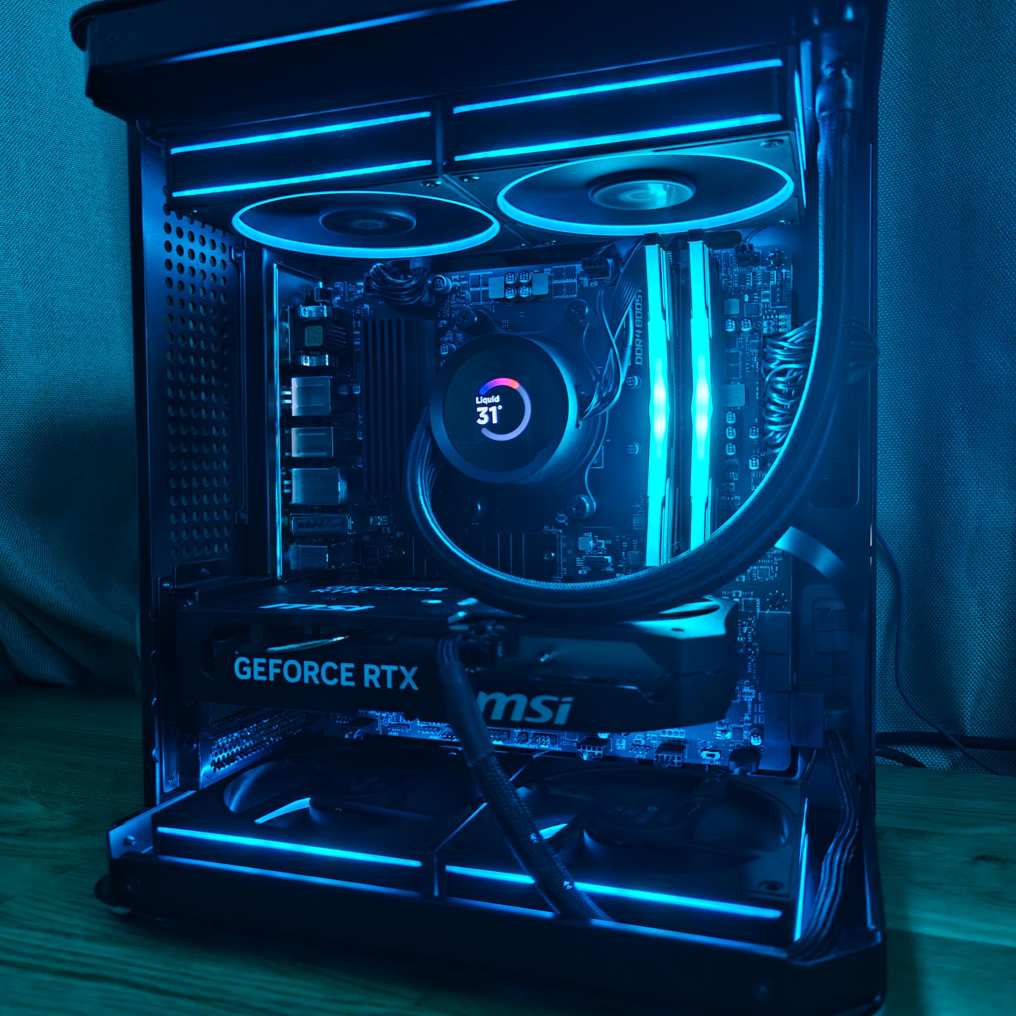 Petite Power Tower Gaming PC - Ryzen 5 5500X3D, 5060 Ti 8 GB, 1 TB M.2 SATA, 32 GB DDR4 3600