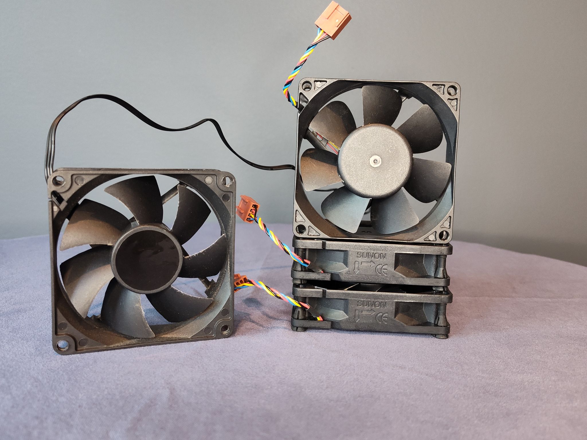 80mm Case Fans Total 4 fans