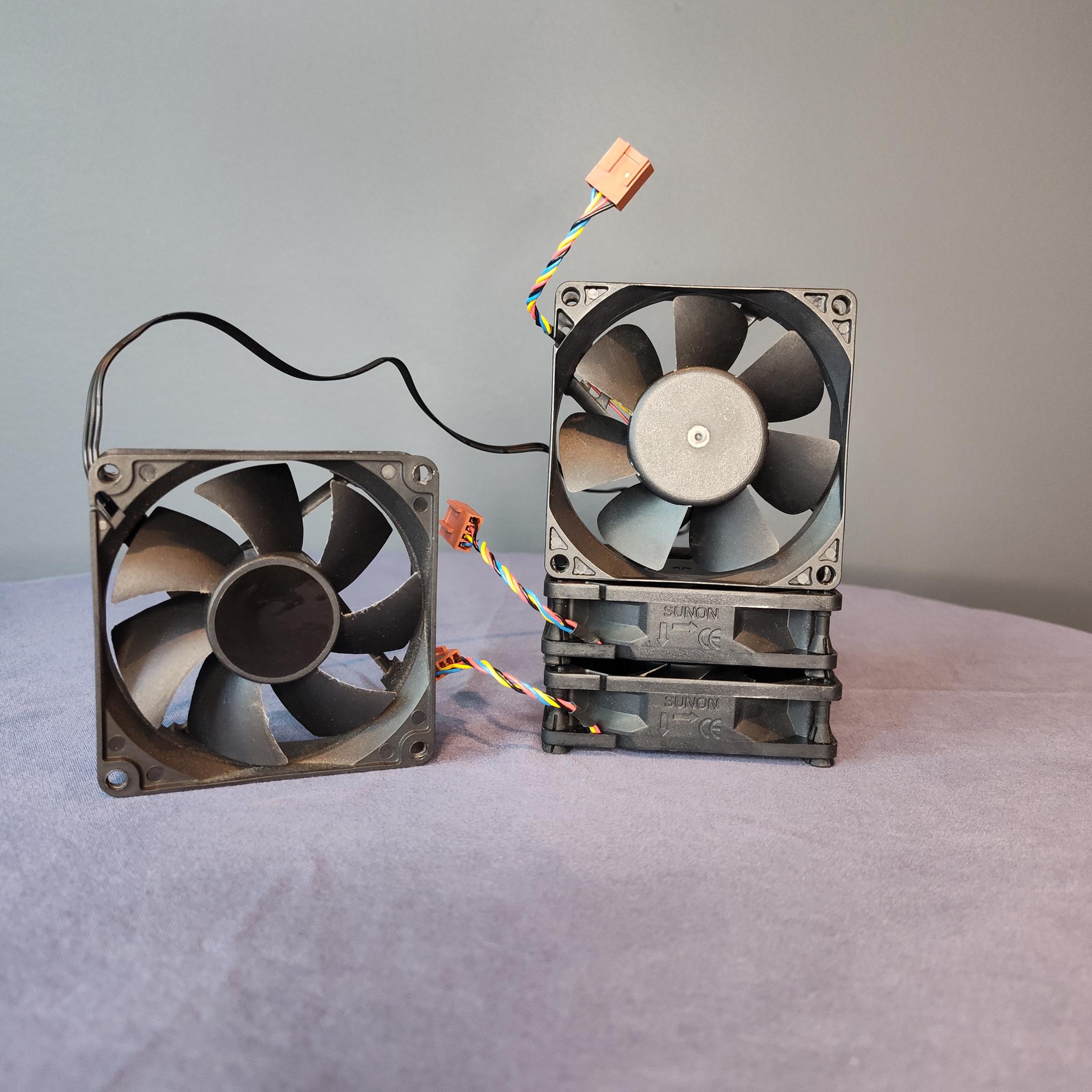 80mm Case Fans Total 4 fans