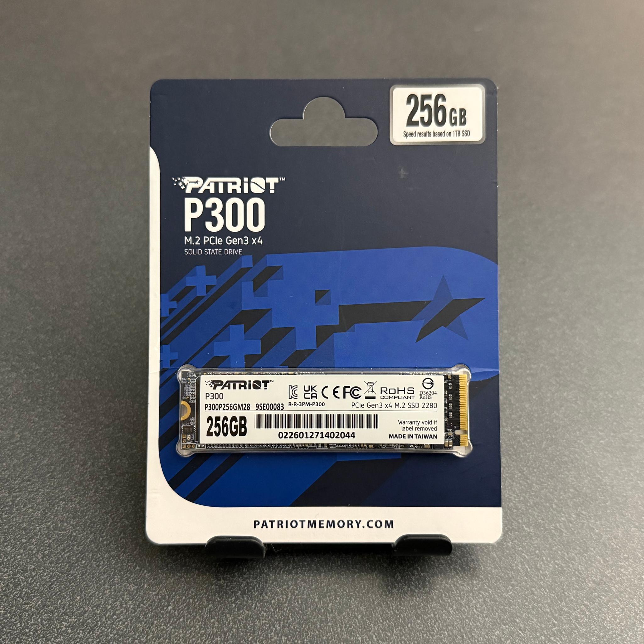 NEW 256GB Patriot P300 NVMe M.2 SSD