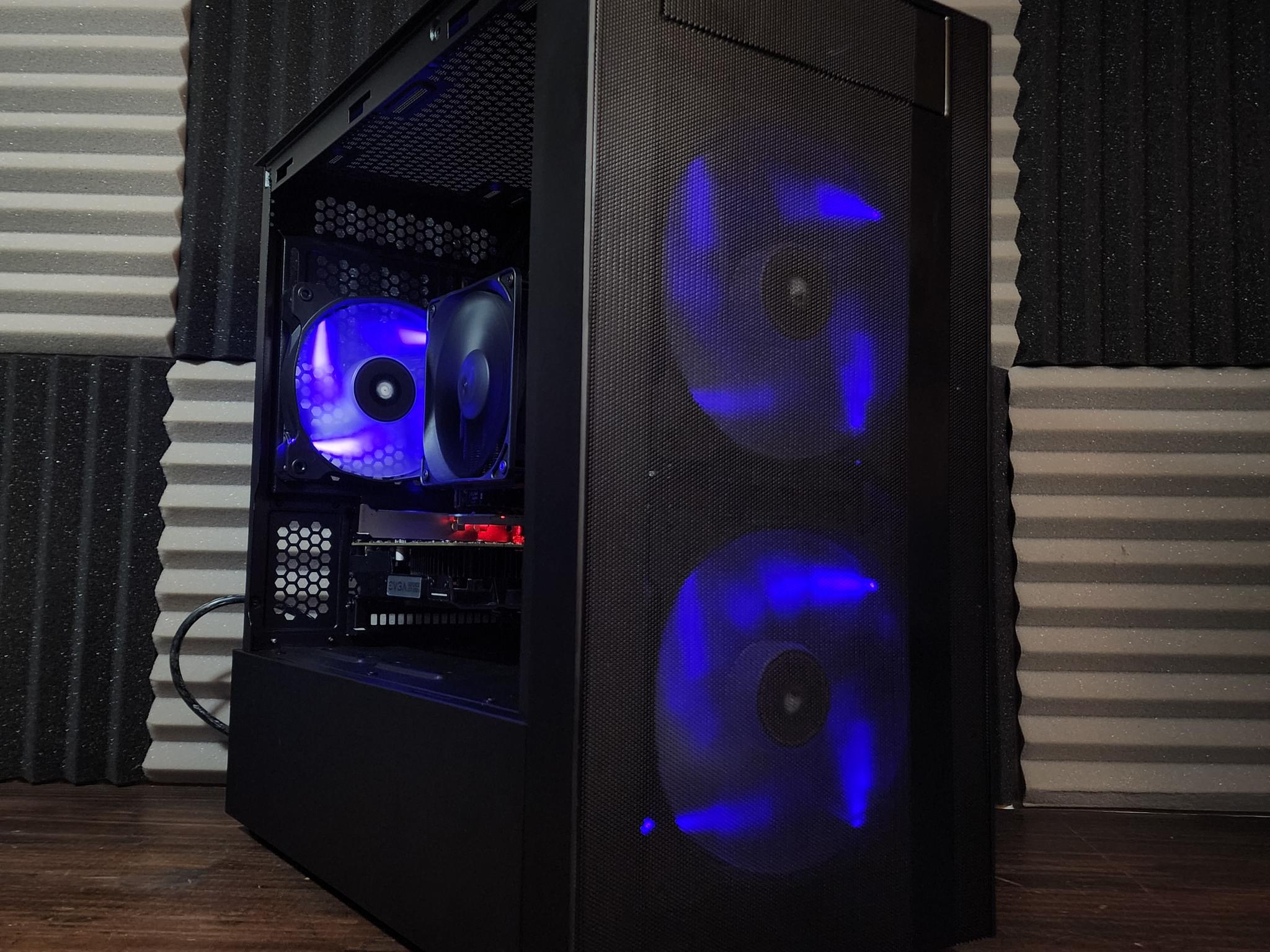 🖤💙🖤 Intel Core i5 8500 // EVGA GeForce GTX 1050 Ti // Silicon Power 16GB 3200MHz
