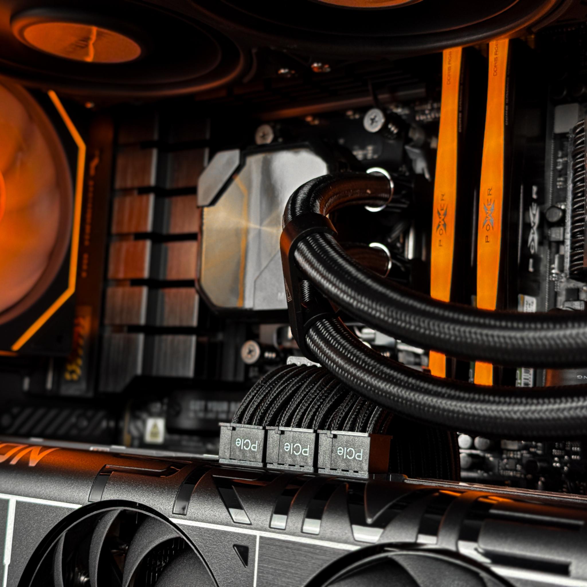 Blackout High-End Gaming PC – Ryzen 7 7800X3D, RX 9070XT, 64GB DDR5, 2TB NVMe SSD
