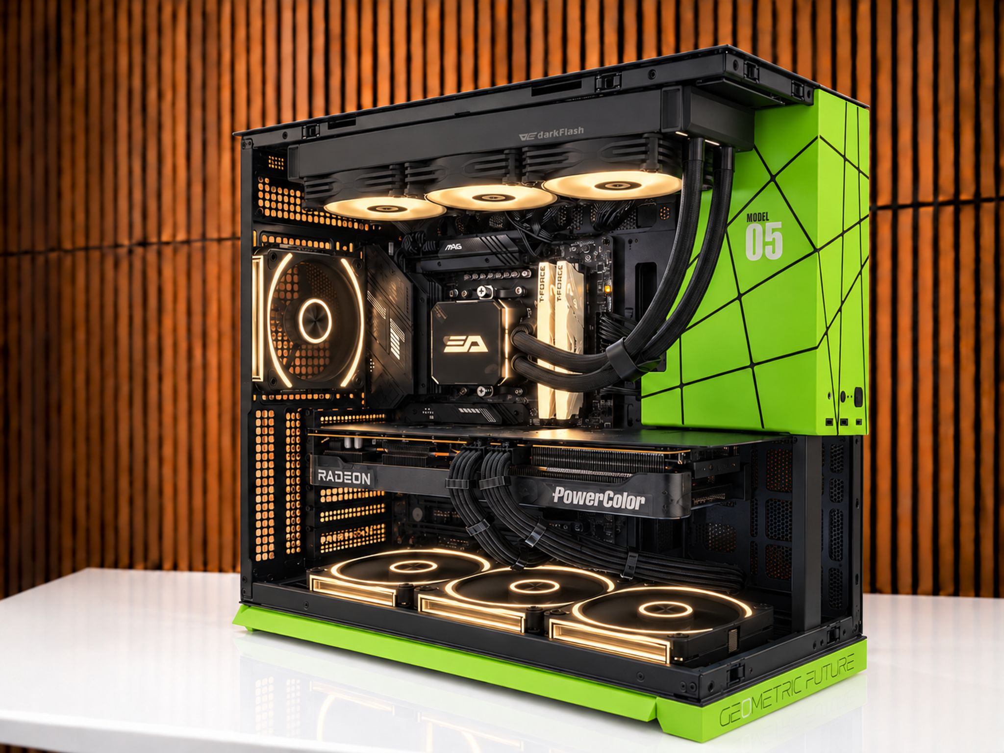 THE HULK 💚V2| RX 9070XT 16G| Ryzen 9 7950X3D | 32GB DDR5 | 1TB NVME | GOLD PSU | Windows 11