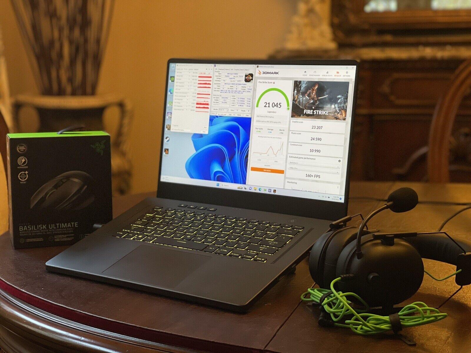 ASUS ROG Zephyrus G15 15.6" 1440p 165Hz 2TB 24GB RTX3070 5900HS