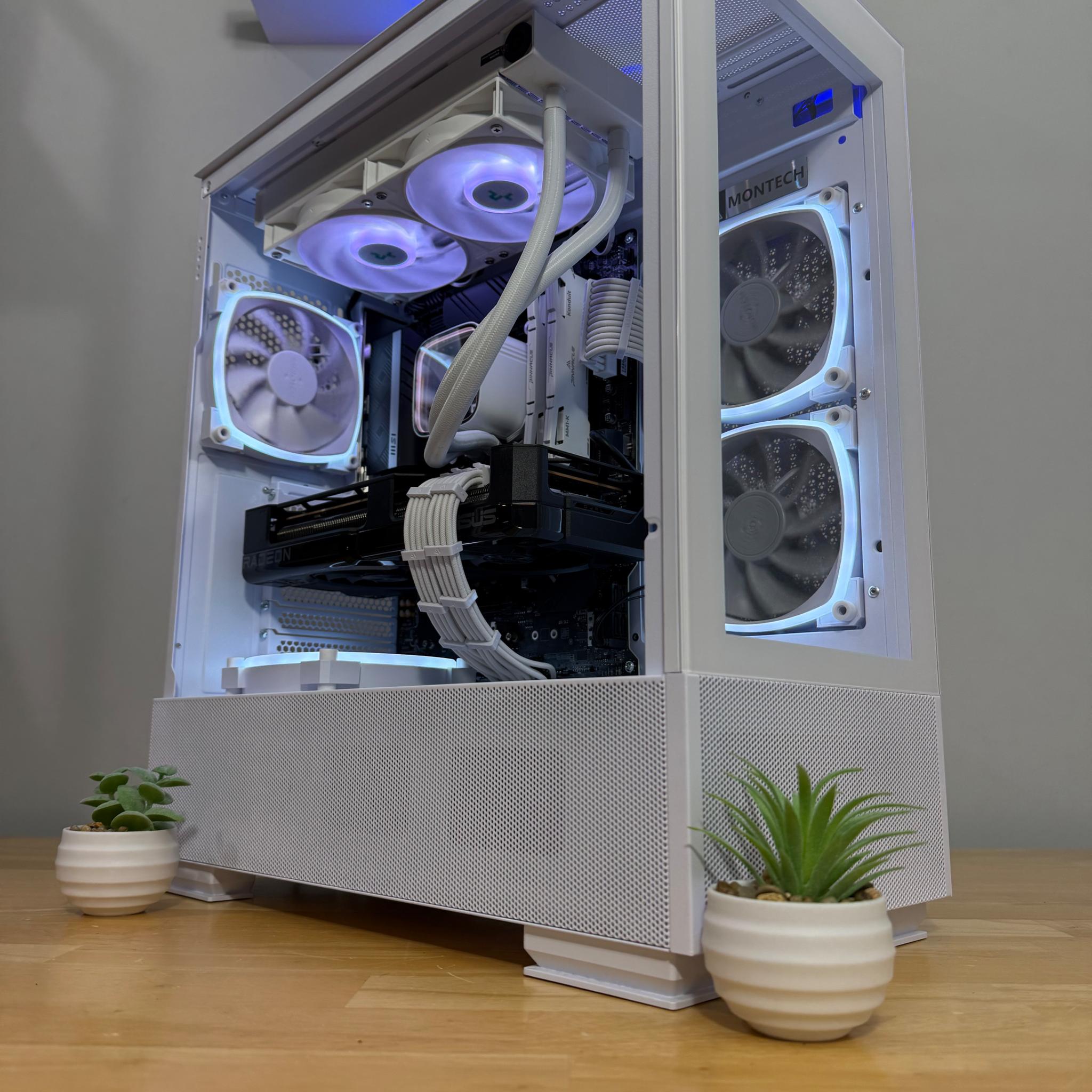 🧊ICE🧊-Liquid Cooled High-End Gaming PC-Rx 7800 xt-I5 12600KF-32GB Ram-1TB SSD