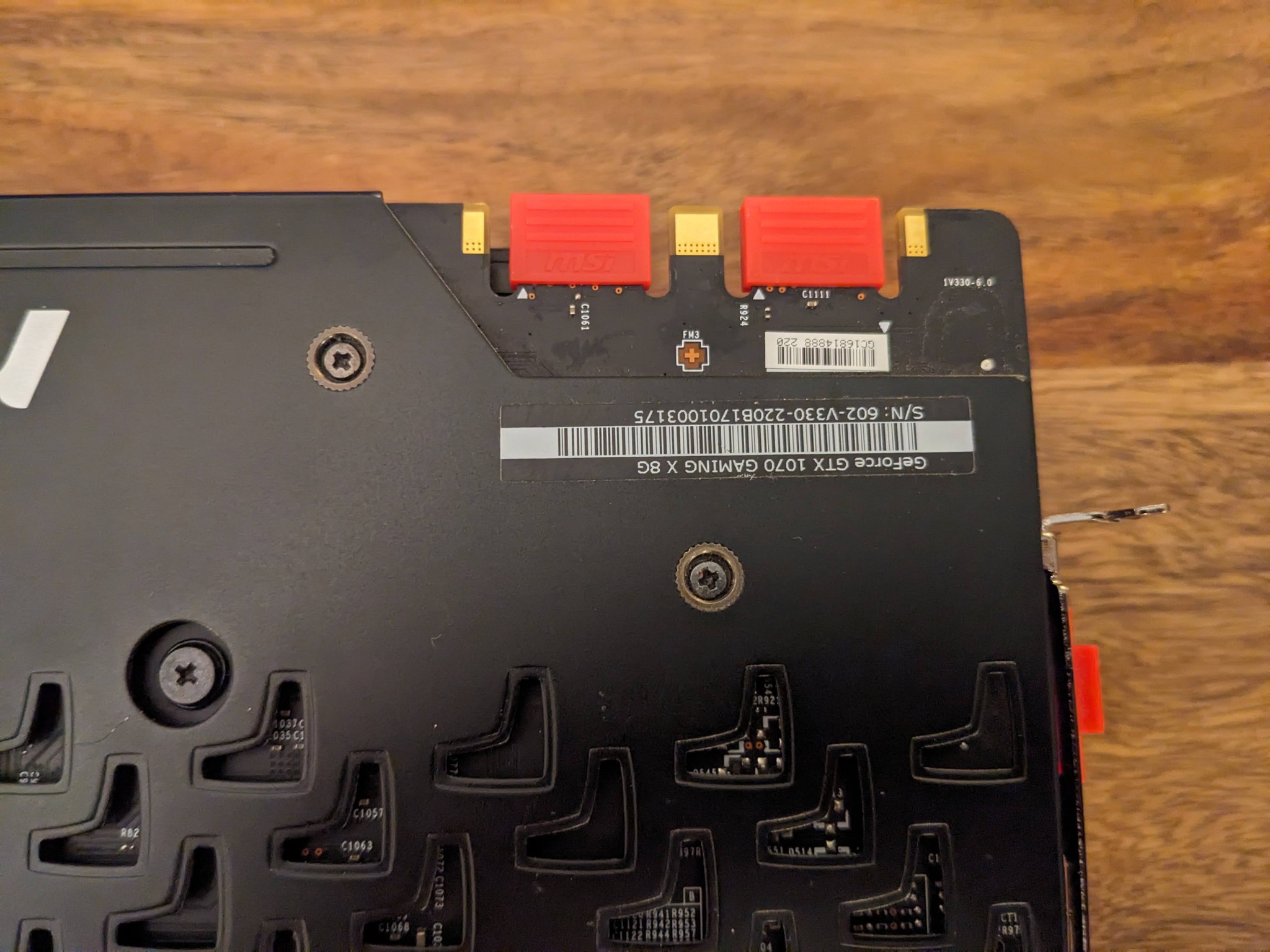 MSI GeForce GTX 1070 GAMING X 8G