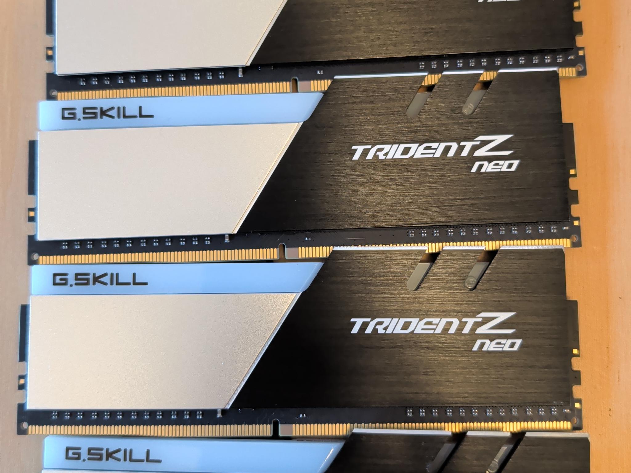 64Gb (4x16) G. Skill Trident Z Neo DDR4 3600 CL16