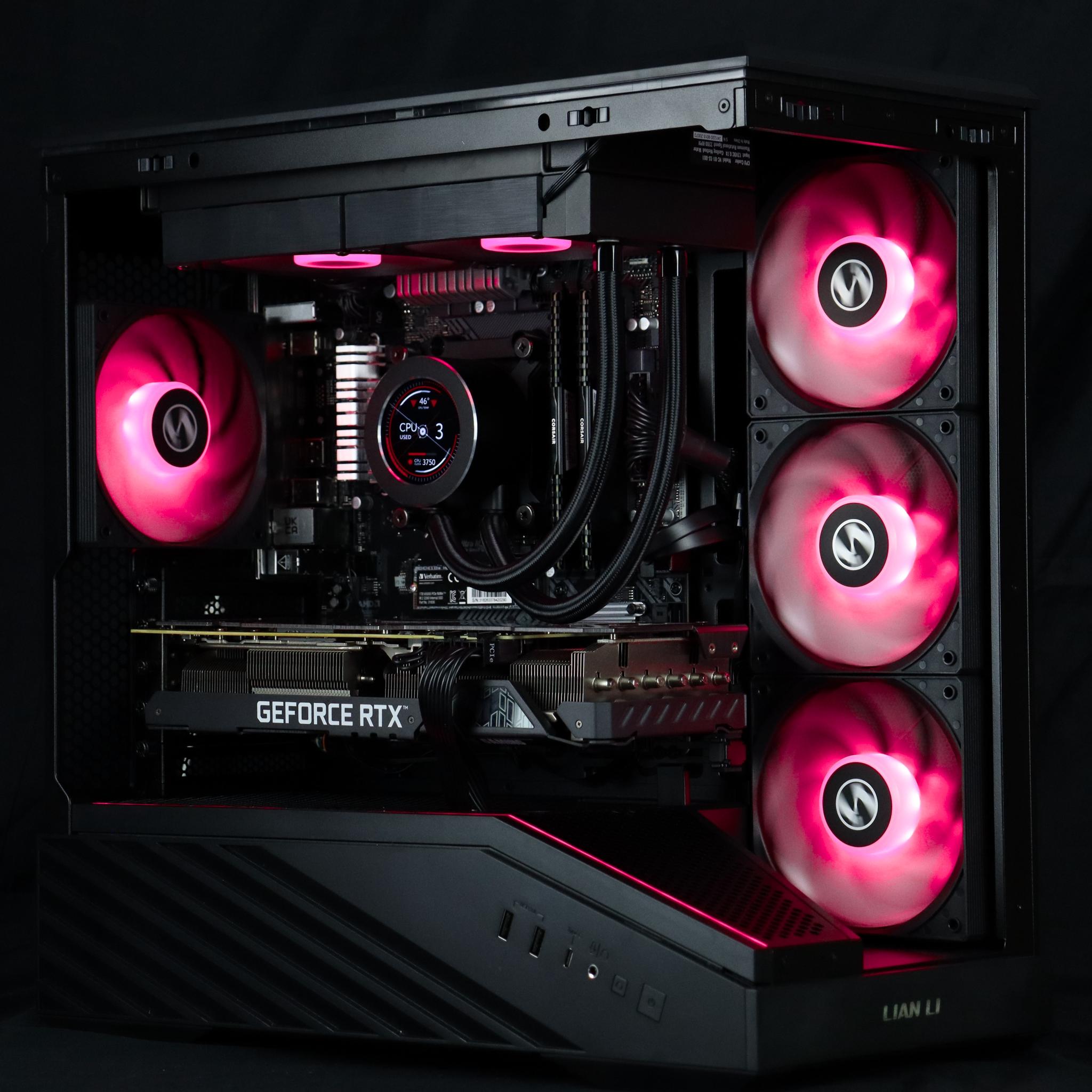 ⚜️♟️Obsidian Void - 1440P Gaming PC | RTX 3080, Ryzen 9 3900X, 32GB RAM, 1TB NVMe SSD | ♟️⚜️
