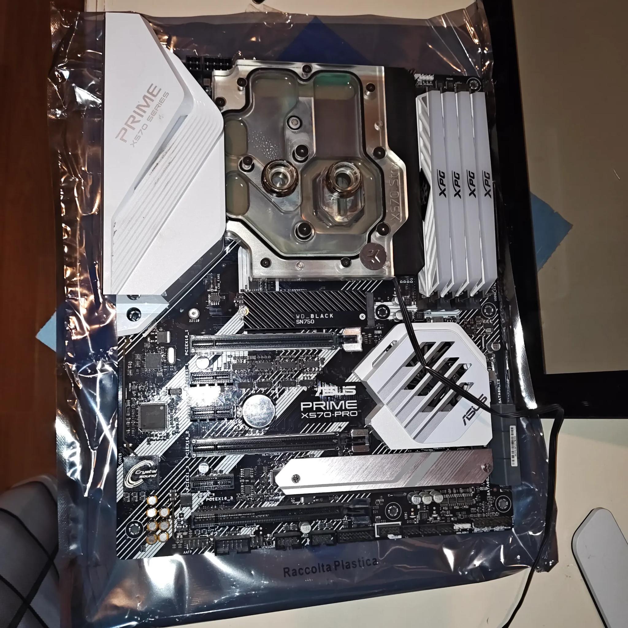 Ryzen 9 3900xt + Asus prime x570 p motherboard + 32 gb ddr4