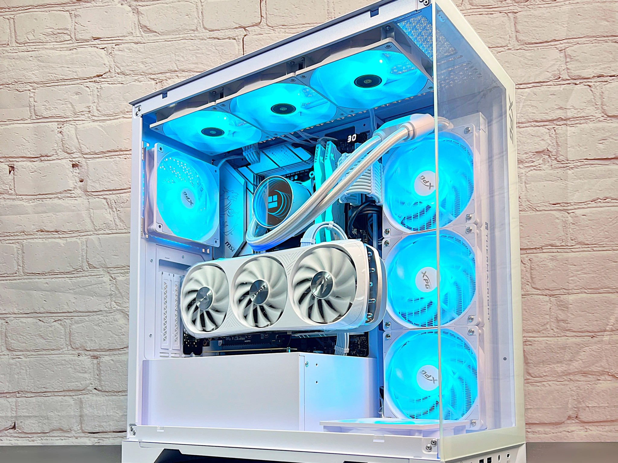 Intel 13600K RTX 4070 TI Super 32GB DDR5 2TB M.2 SSD Wifi 6E Bluetooth Win 11 Pro Gaming PC