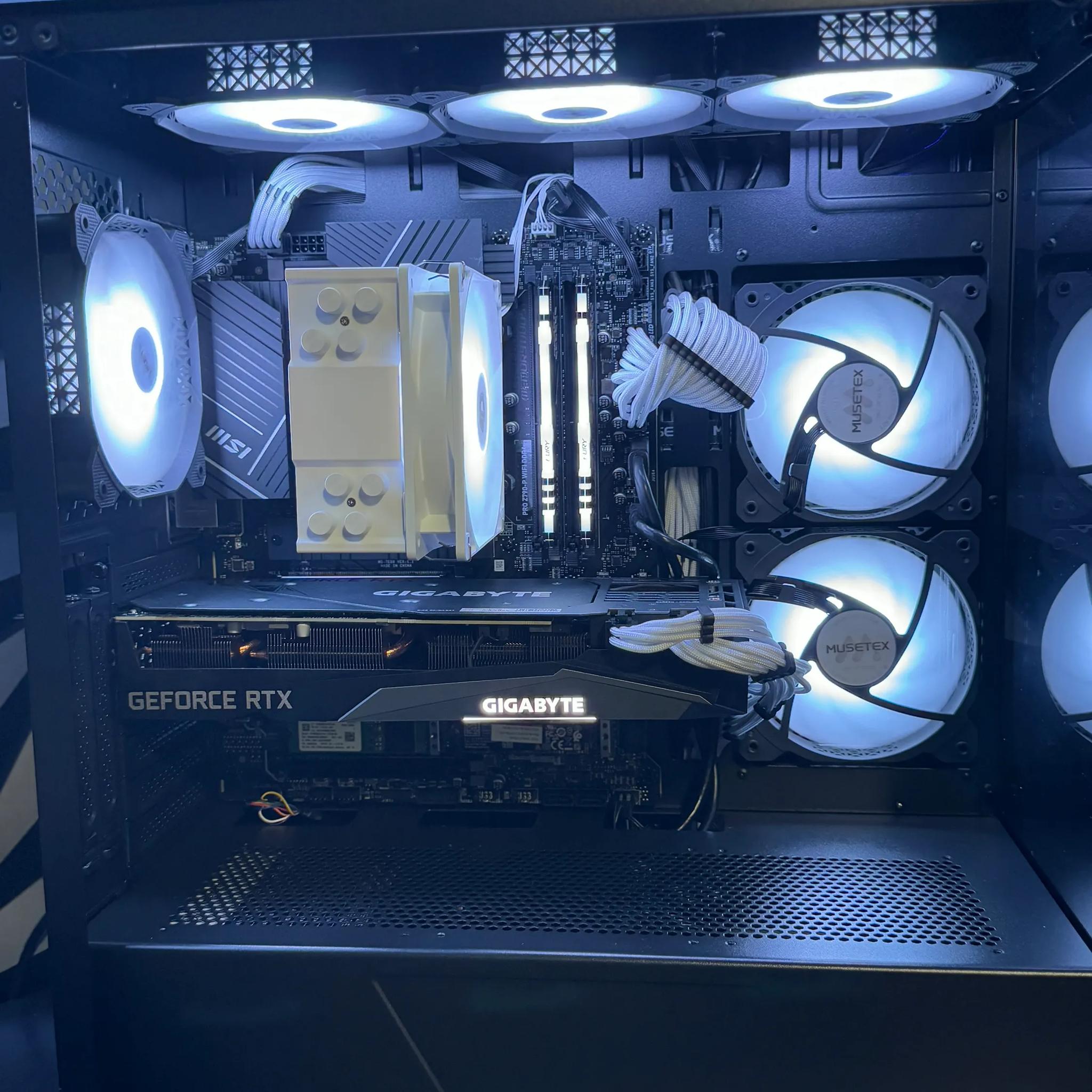 ☯︎☾𖤓The Yin Yang Build ☯︎☾𖤓| I5 12th Gen| RTX 3070| 16 GB DDR4 RGB| 1.75 TB M.2 Tusker Build 1270
