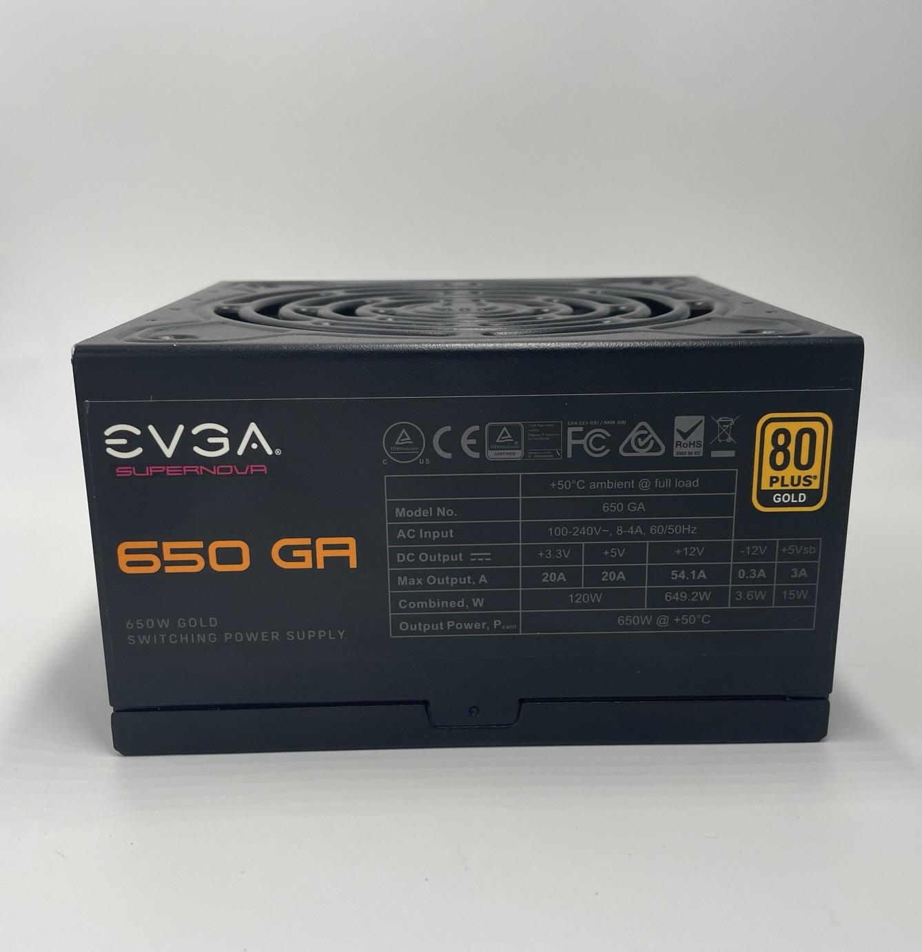 EVGA SuperNOVA 650 GA 80 Plus Gold 650W Power Supply