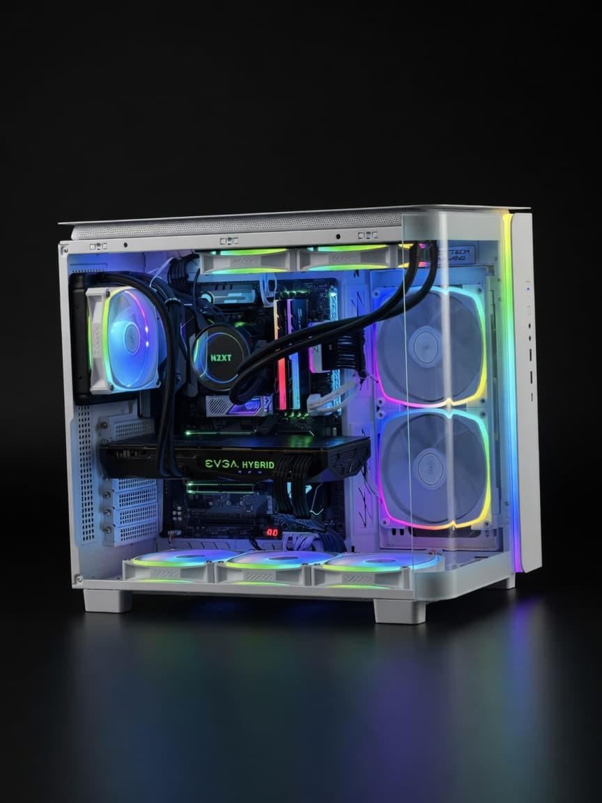 GTX 1080 Ti HYBRID + i7-9700K + 16gb RAM + 1TB SSD NVME | Gaming PC