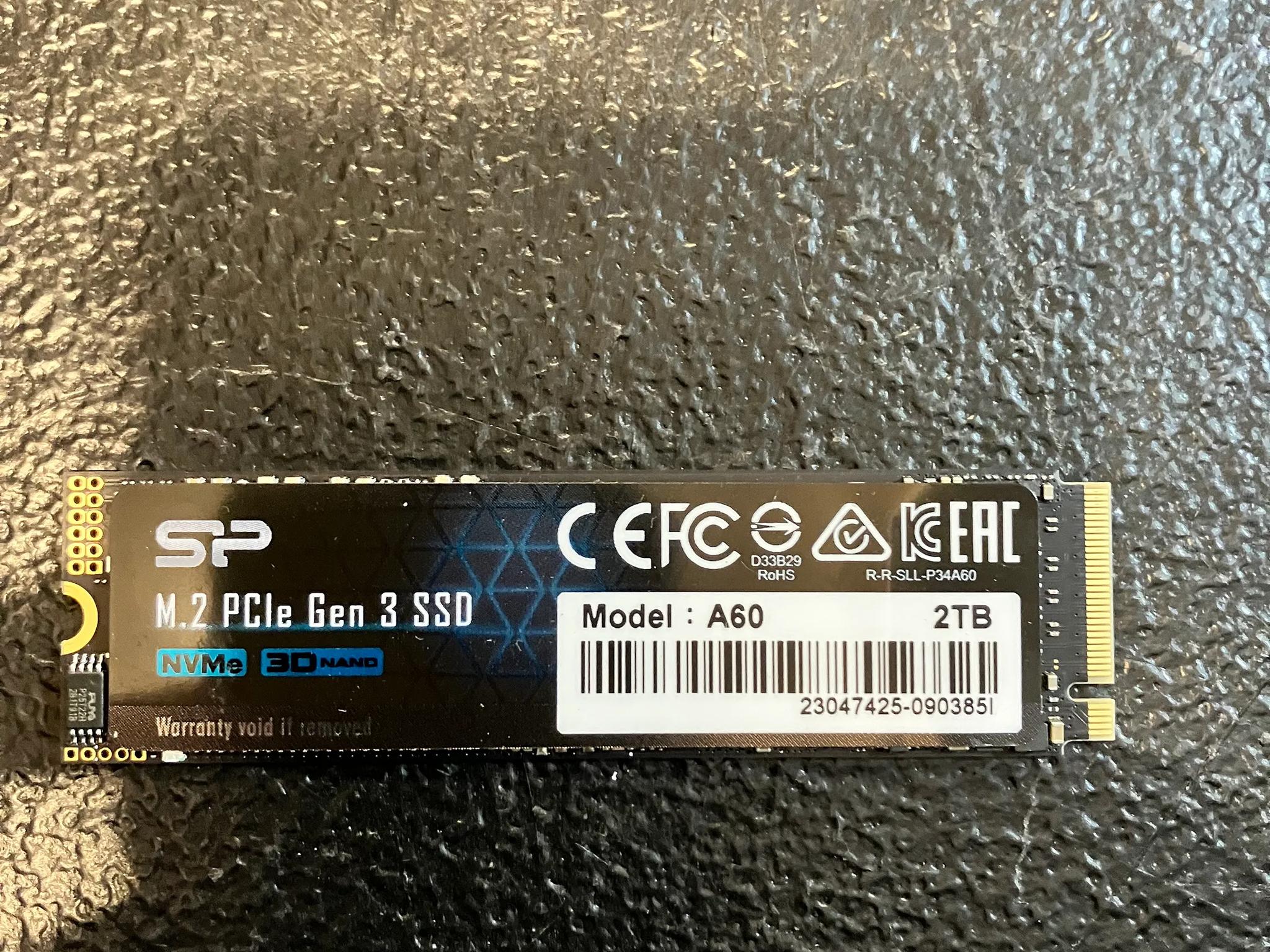 Scilicon Power 2TB NVME M.2 SSD Pcie 3.0