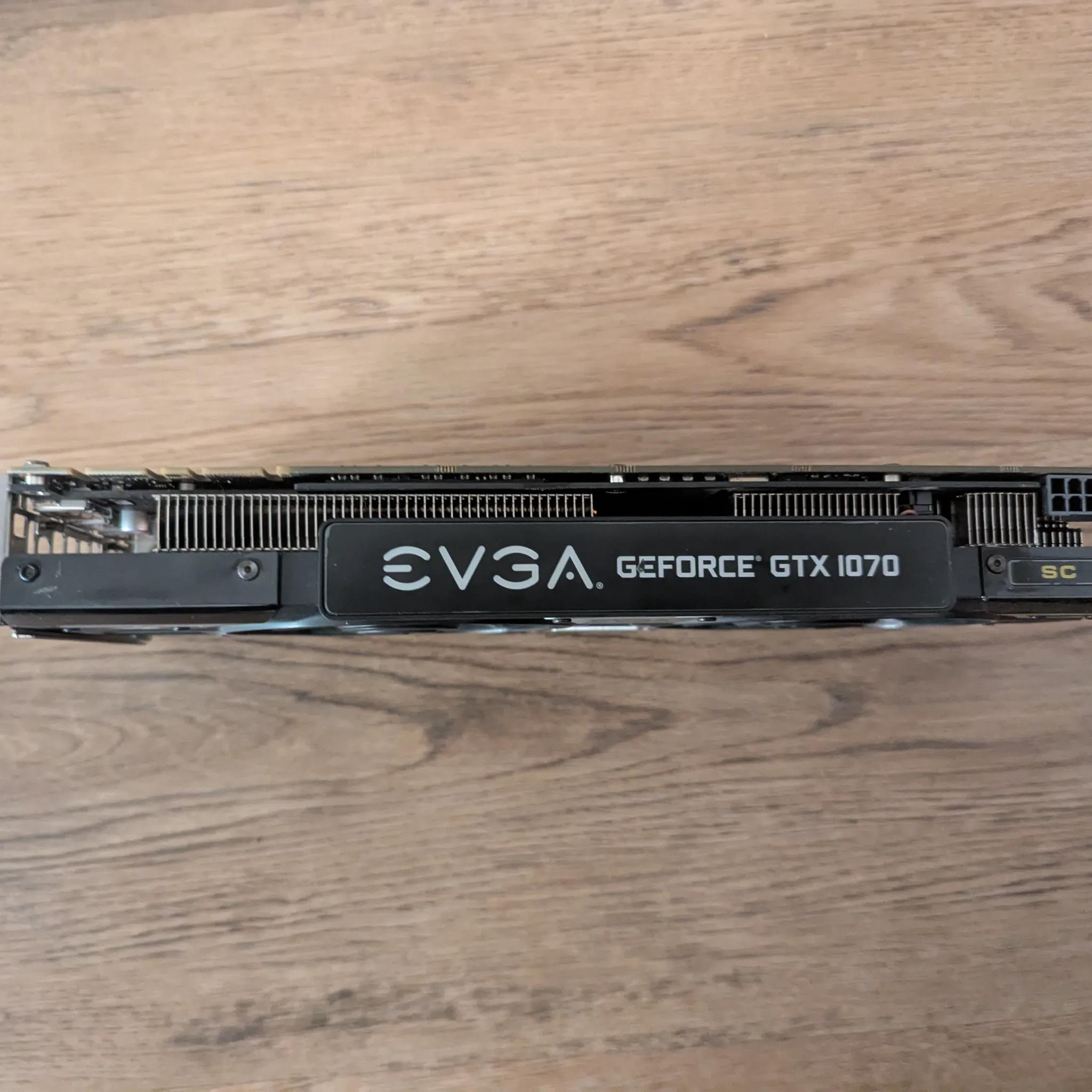 EVGA GTX 1070 SC Gaming Black Edition 8GB GDDR5 GeForce Graphics Card