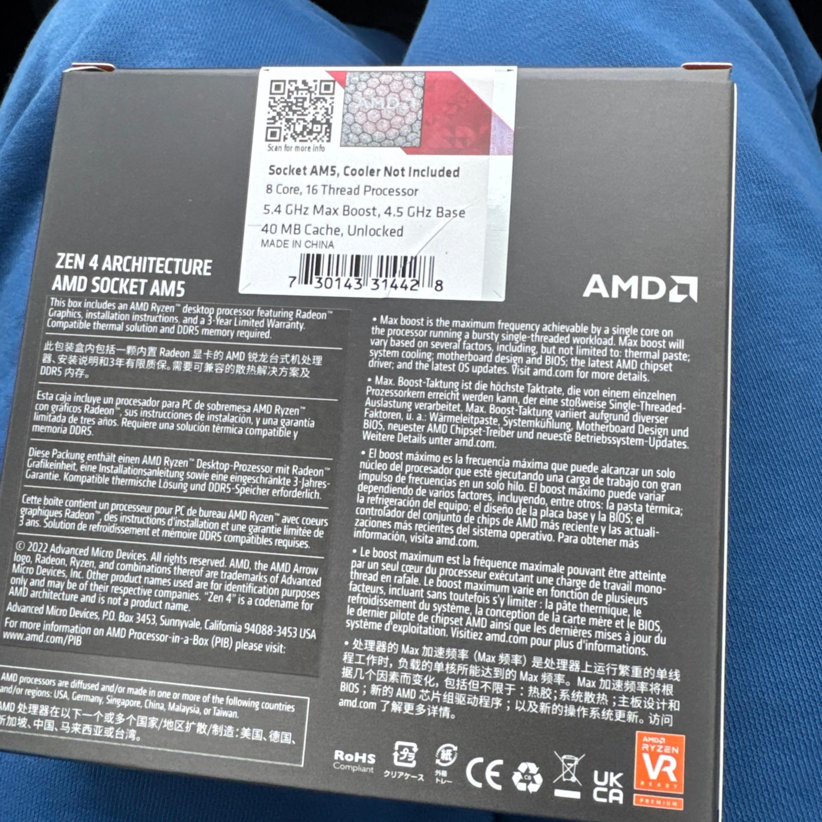 AMD Ryzen 7 7700X - BRAND NEW IN BOX