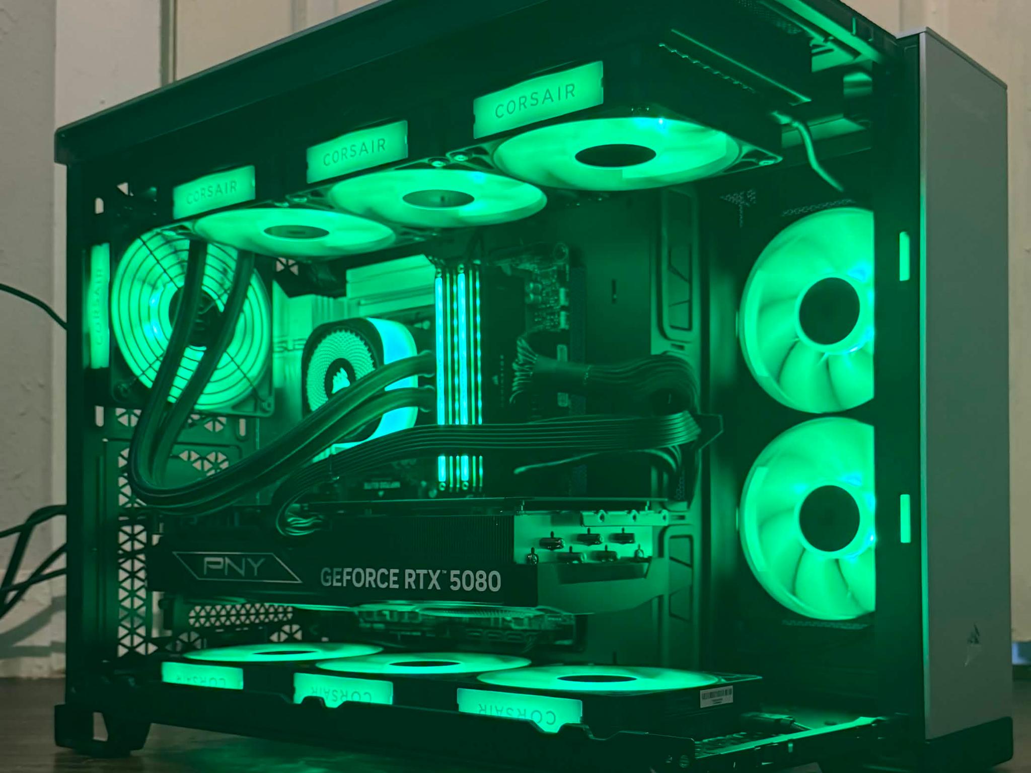 Black/Satin Gray: Intel Core Ultra 9 285K, GeForce RTX 5080, 32GB DDR5, 2TB M.2 SSD, Win11 Home