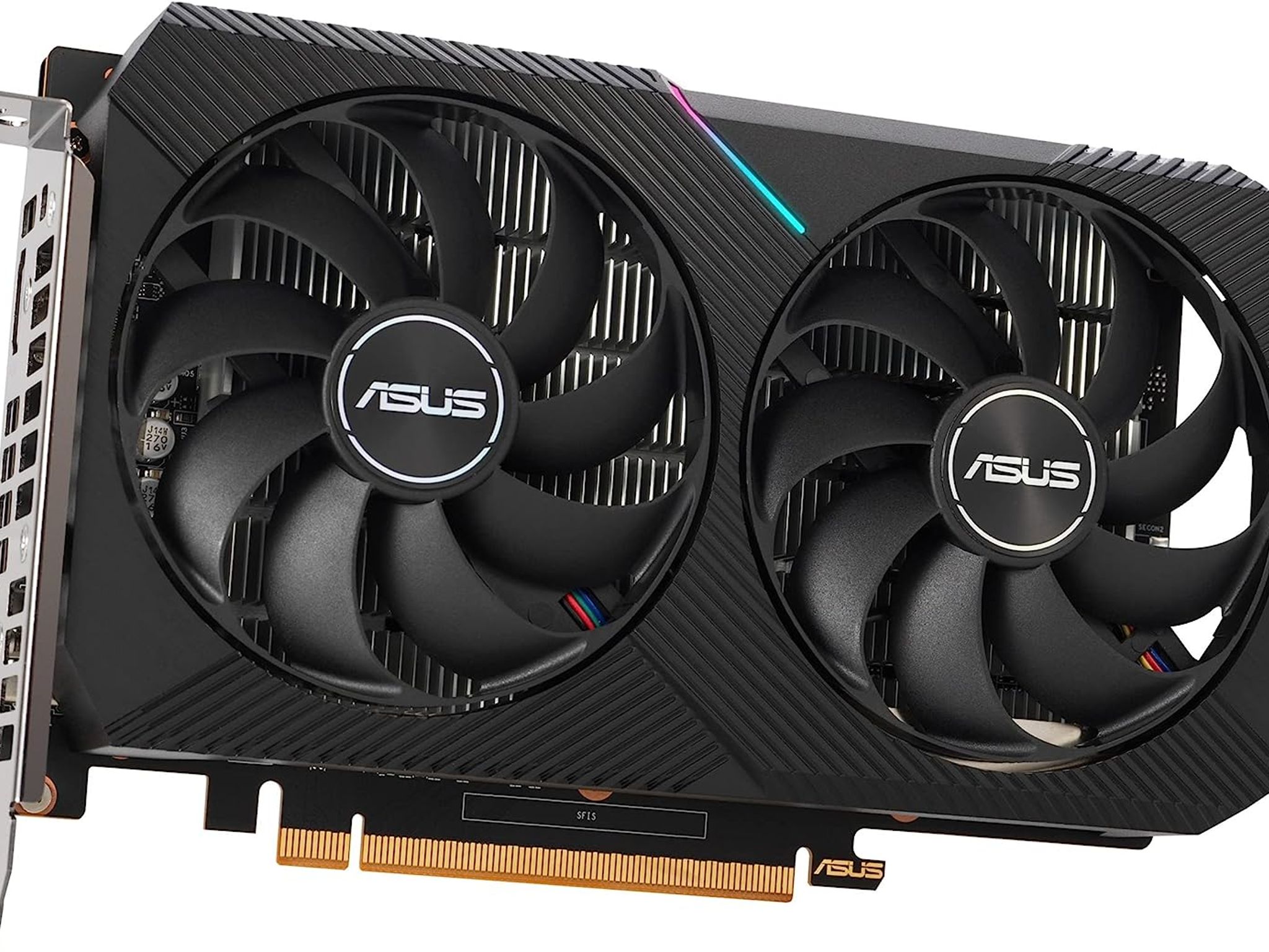 ASUS Radeon RX 6400 4GB Dual GDDR6 DUAL-RX6400-4G Video Graphics Card GPU