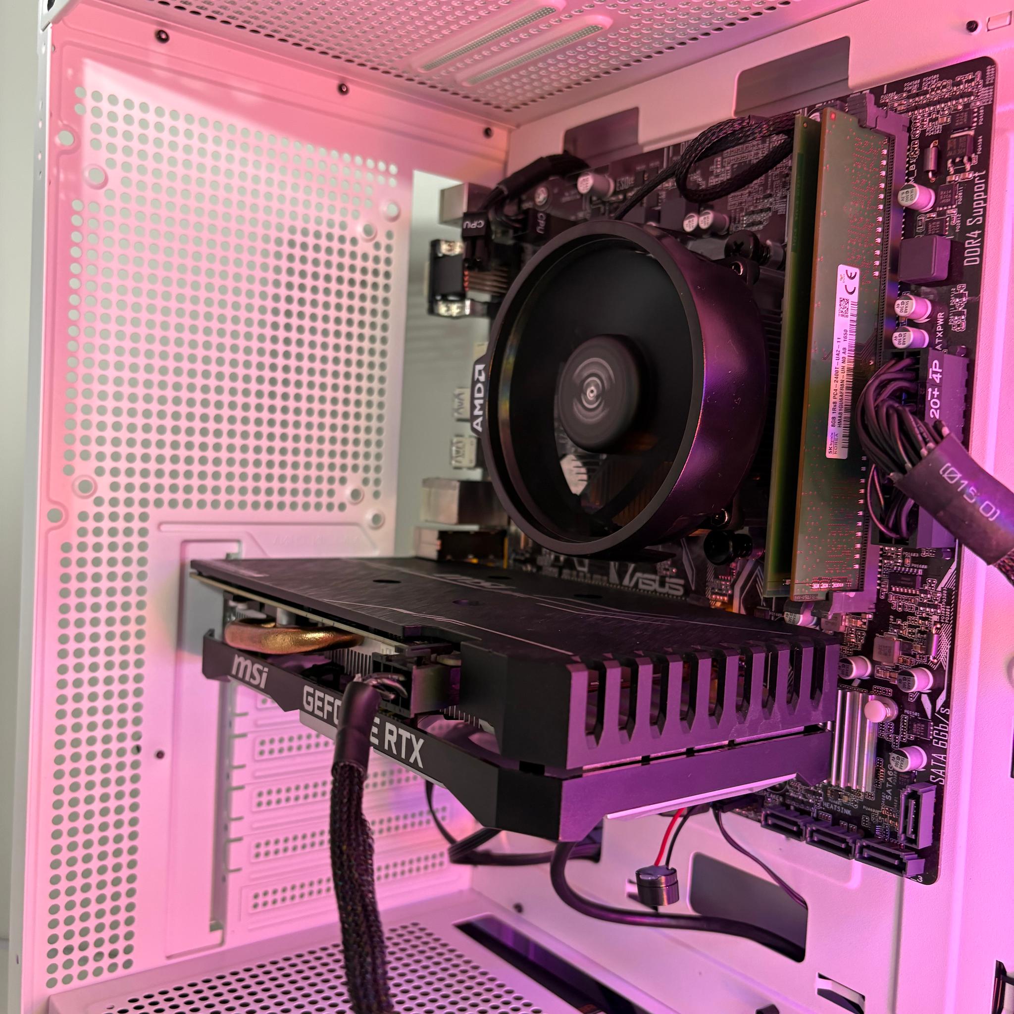 Glacier Valley (V4) Gaming PC - AMD Ryzen 7 1700, RTX 2060, 16GB DDR4, 512GB SSD