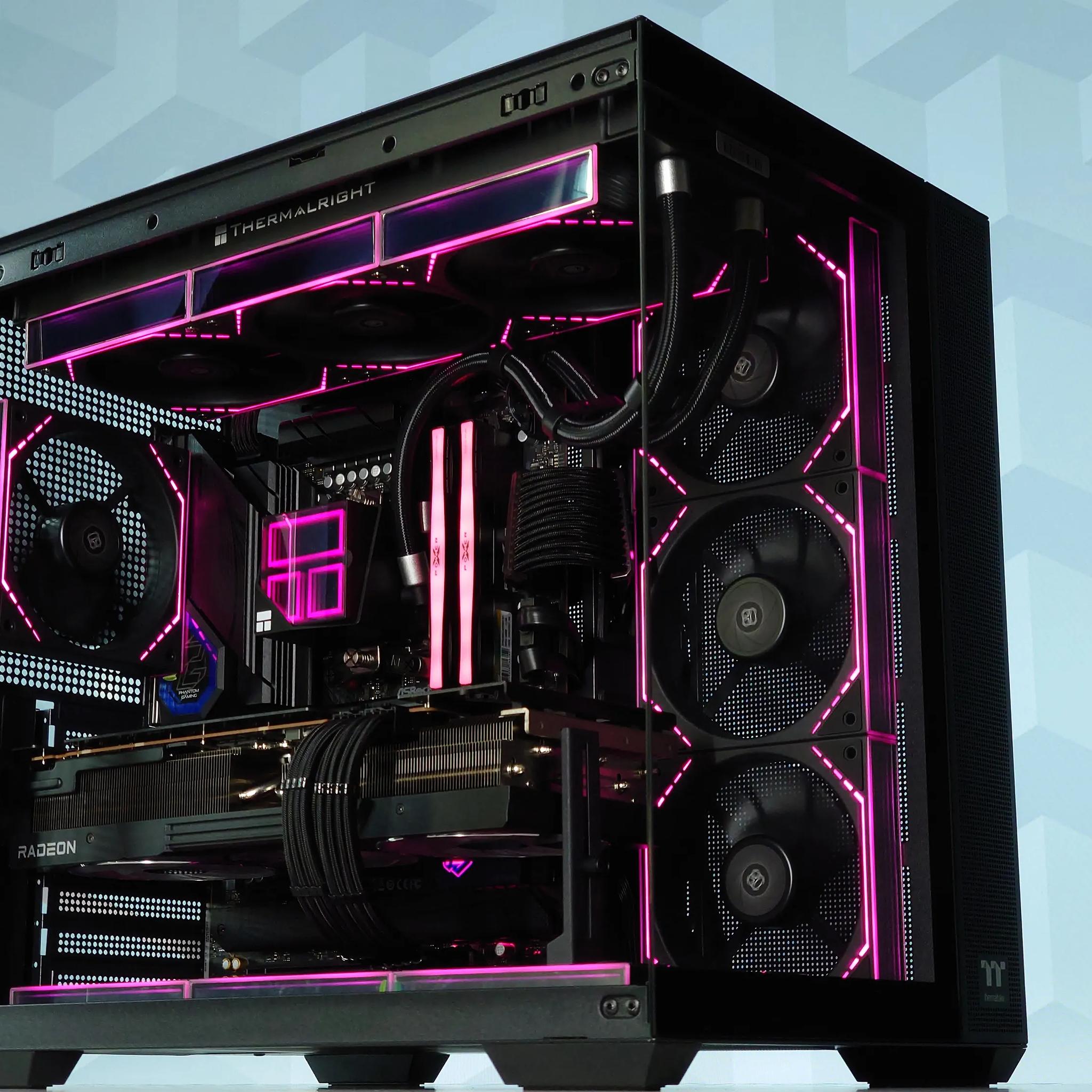 🖤🩵Extreme Gaming PC💎AMD RX 7900 XTX 24GB💎AMD Ryzen 9 7900X3D 12-Core💎32GB DDR5💎2TB SSD