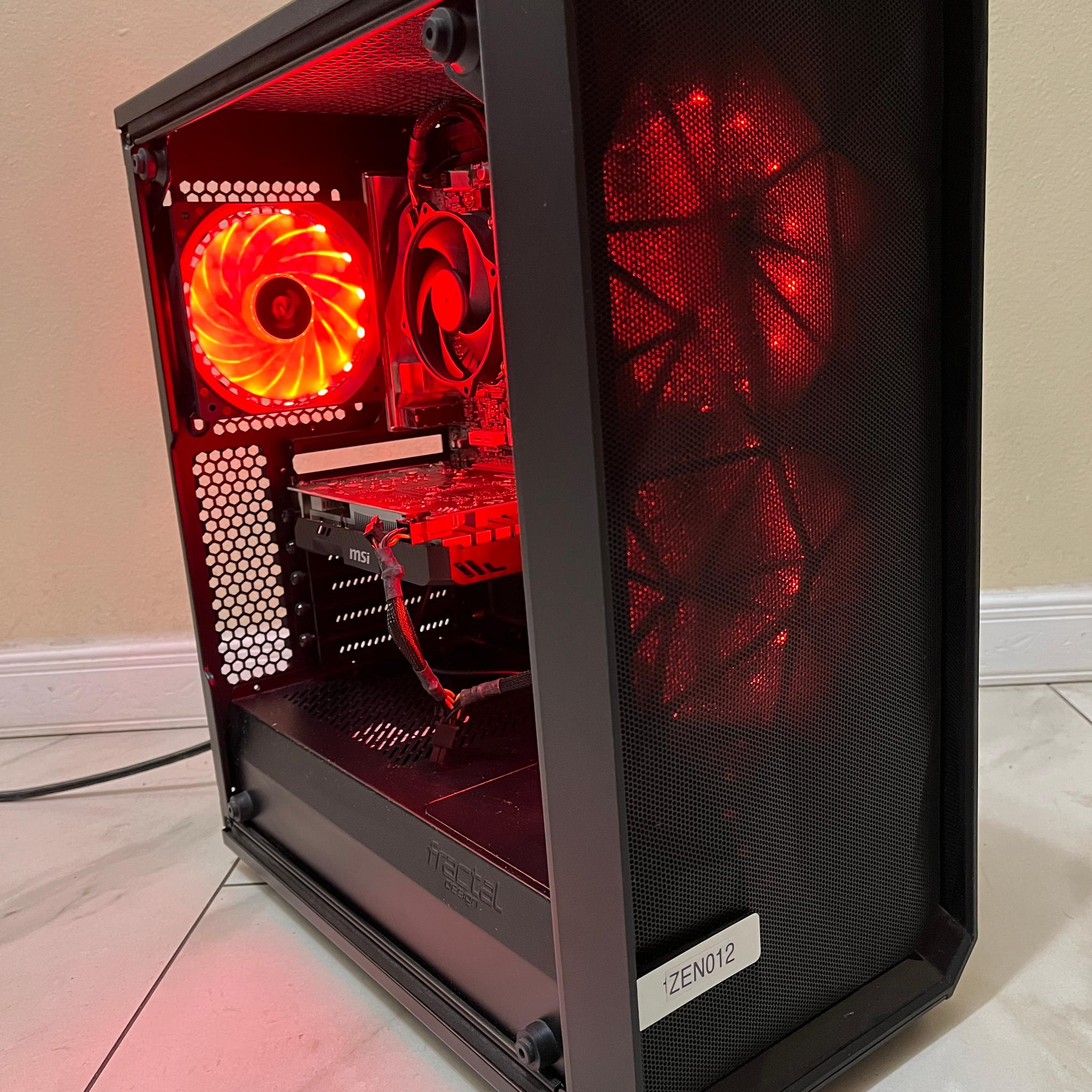 🔥🖥️ Budget Gaming PC – RGB Case, Intel i5-6500, NVIDIA GTX 1650 4GB, 1TB Storage & 16 GB RAM🔵🔥