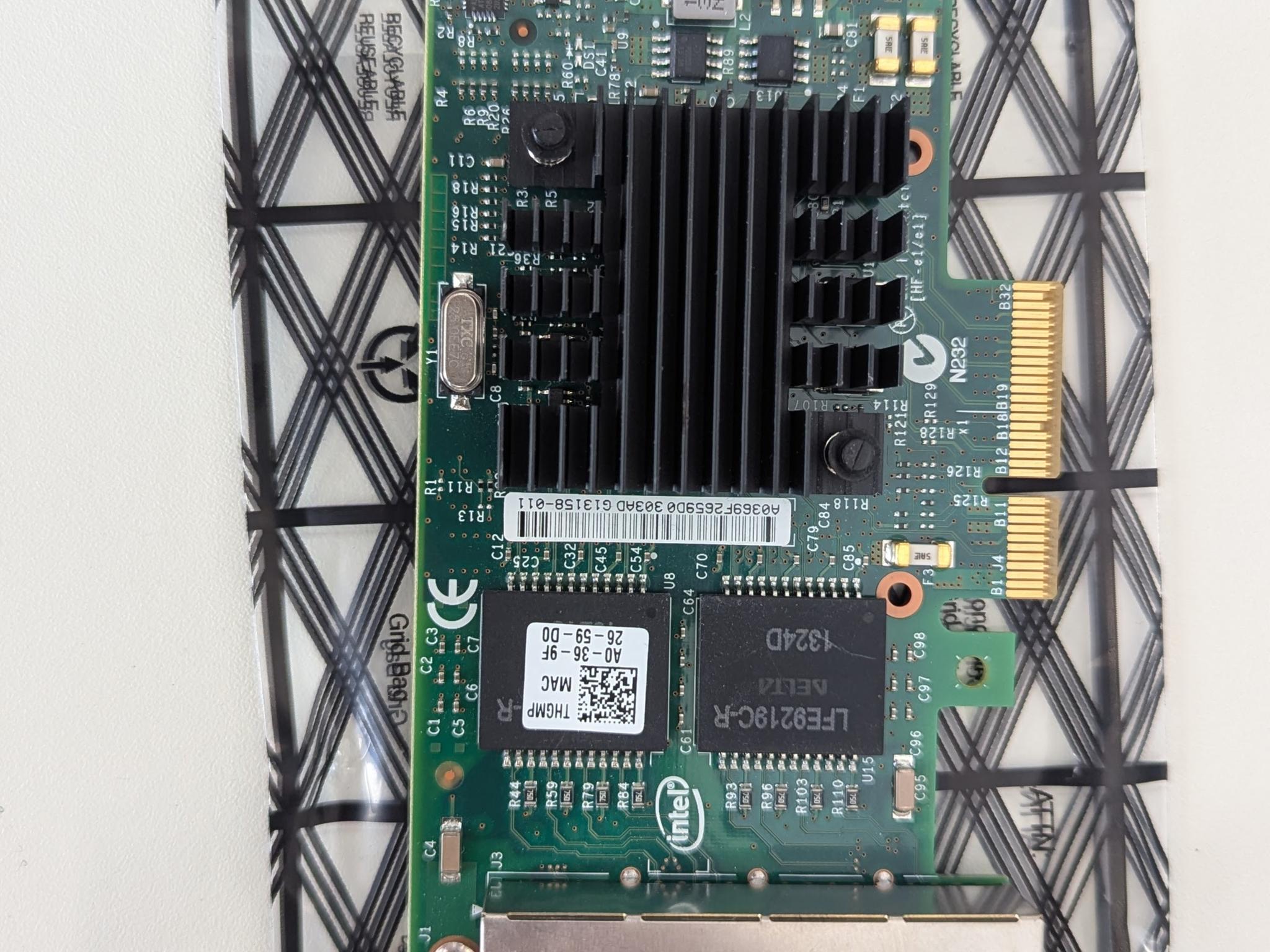 INTEL I350-T4 1GbE Quad Port PCI Ethernet Adapter