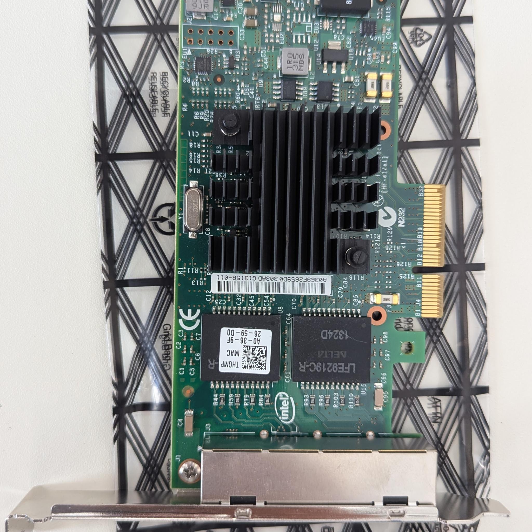 INTEL I350-T4 1GbE Quad Port PCI Ethernet Adapter