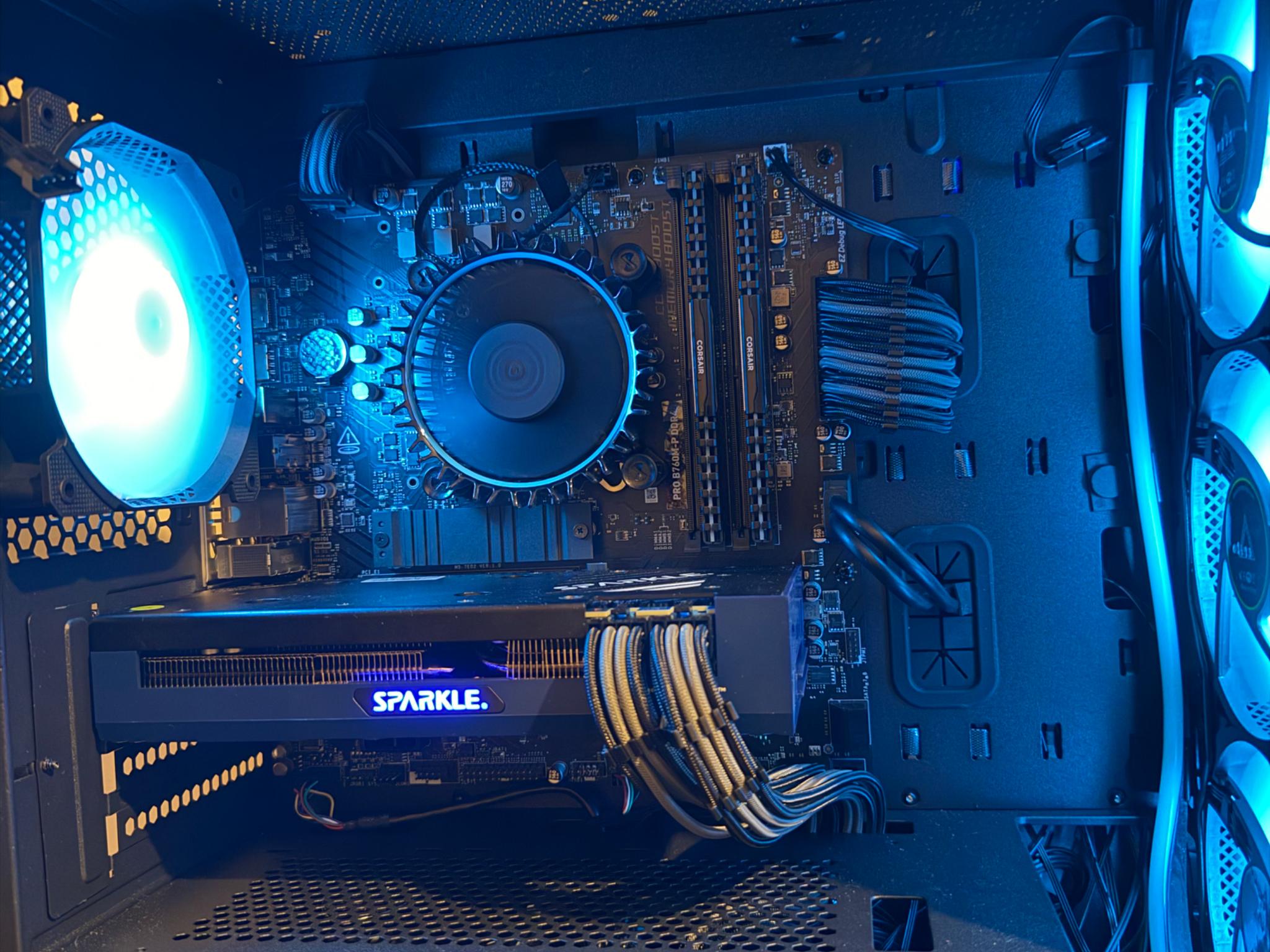 Gaming Pc intel I3-12100F, Intel Arc A750, 32 GB DDR4, 1TB m.2 SSD